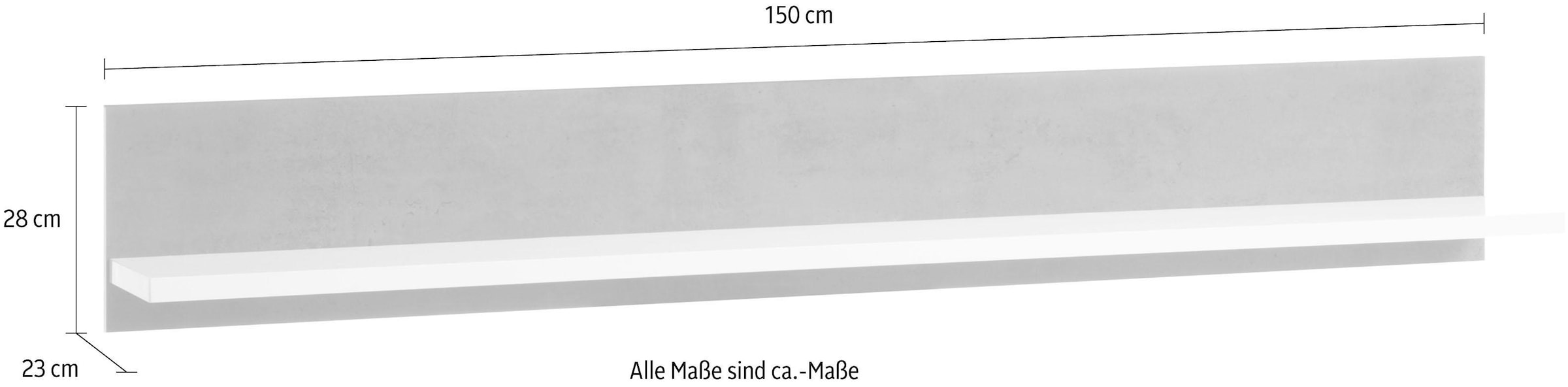 INOSIGN Wandregal »Etero«, Breite 150 cm