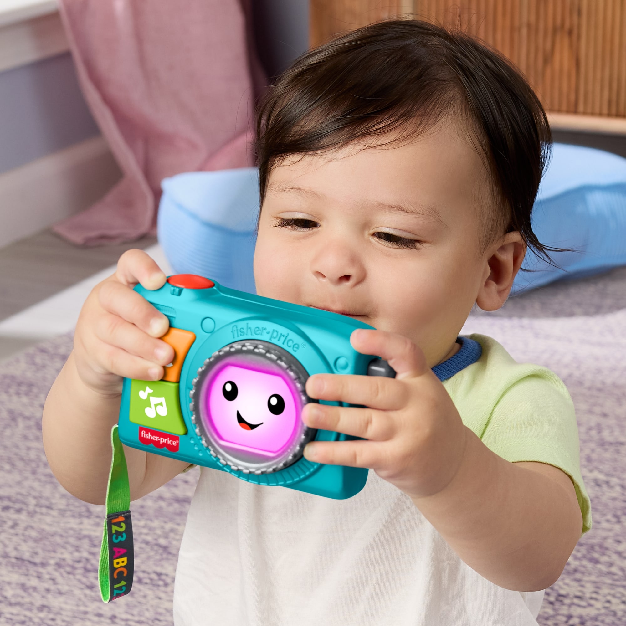 Fisher-Price® Lernspielzeug »Lernspaß Aufleuchtende Kamera« mit Musik und Lichtern