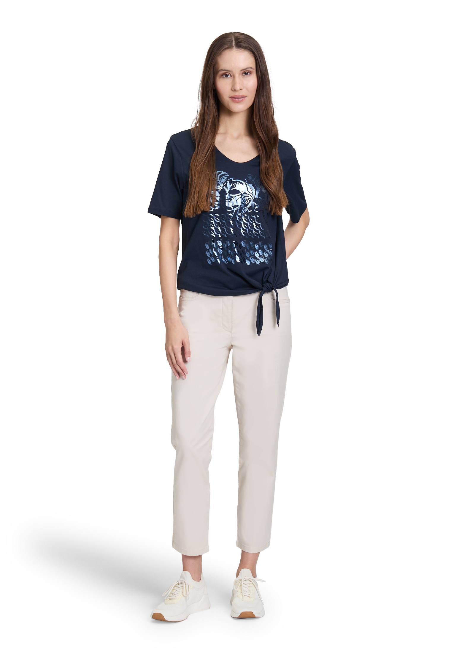 Betty Barclay Langarmshirt »Basic Shirt mit Schleifenknoten«