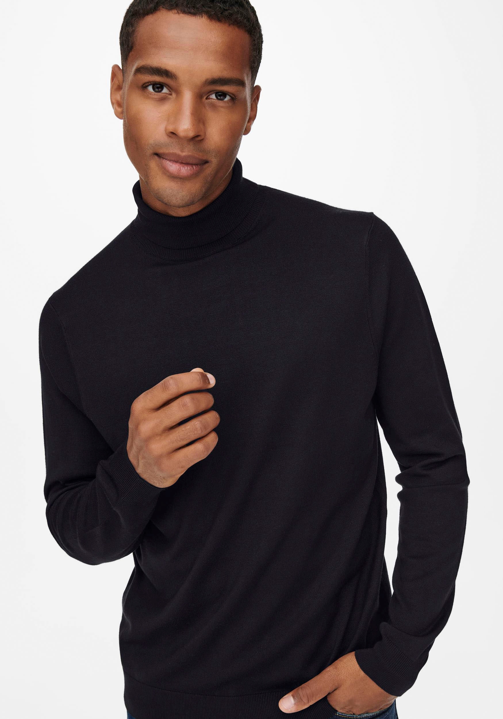 ONLY & SONS Rollkragenpullover »ONSWYLER LIFE REG ROLL NECK KNIT NOOS«