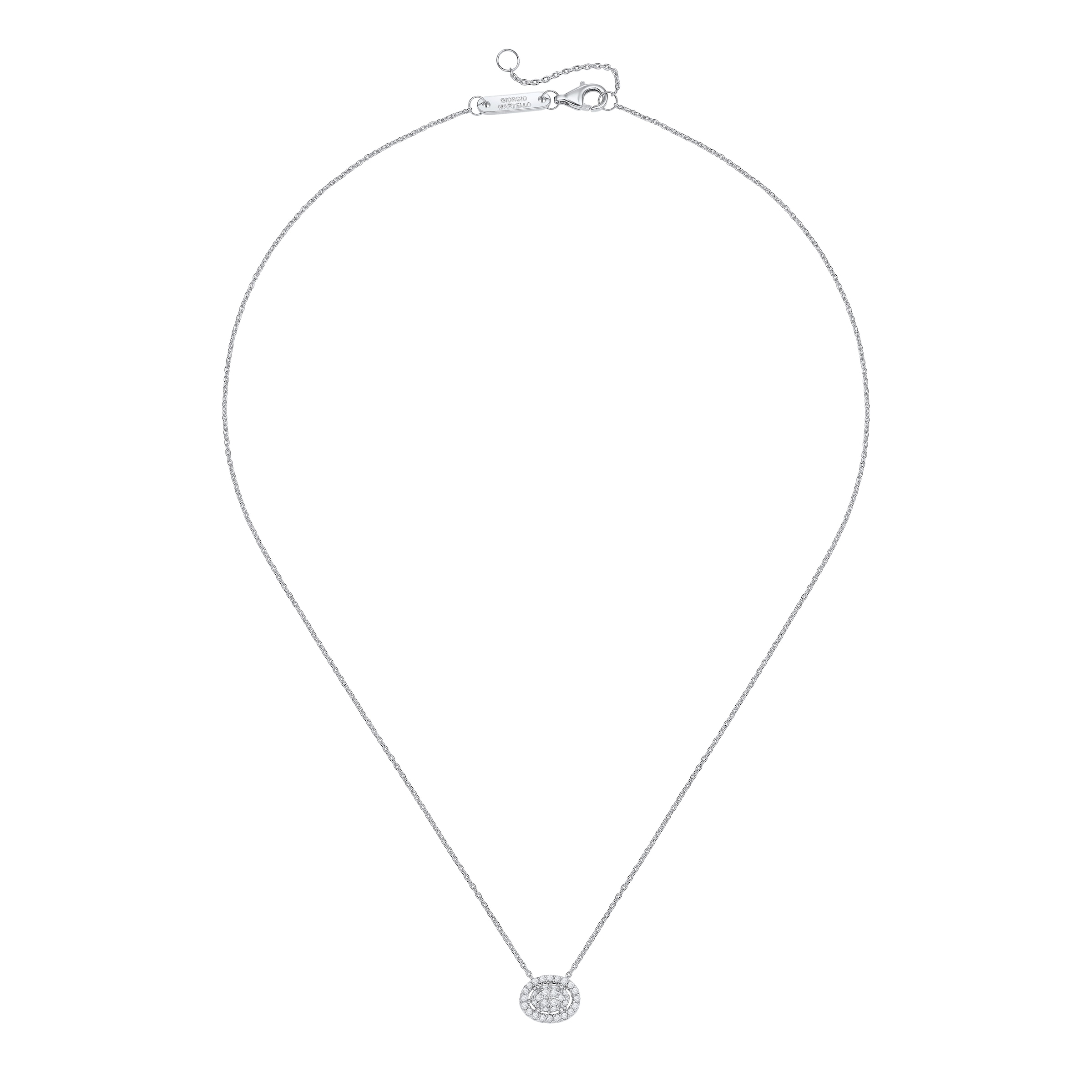GIORGIO MARTELLO MILANO Kette mit Anhänger »Kette mit Lab Grown Brillanten, Silber 925«