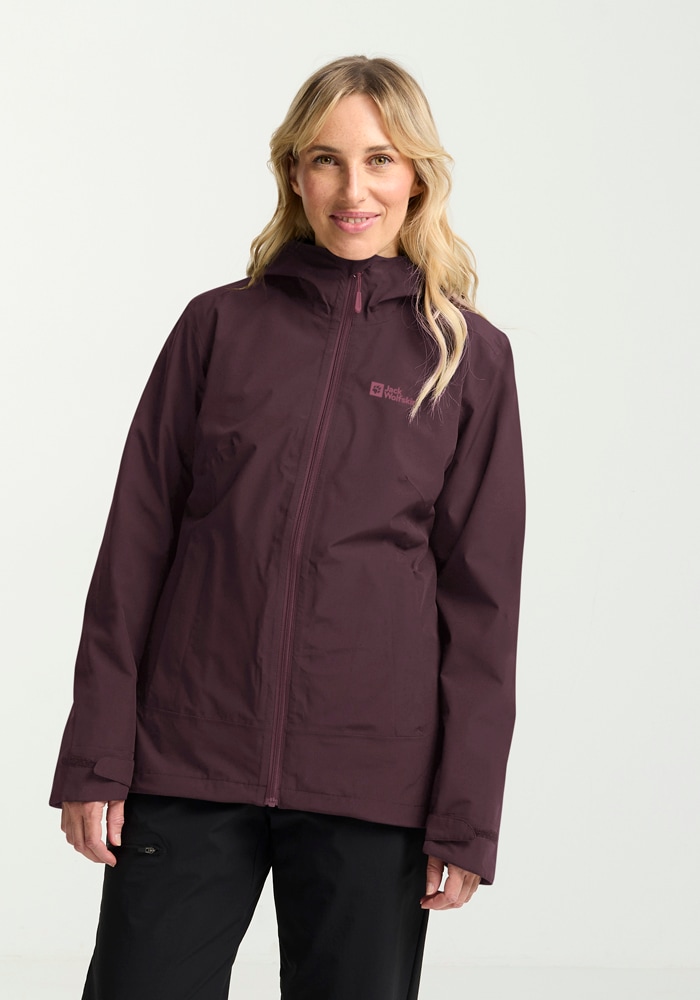 Jack Wolfskin 3-in-1-Funktionsjacke »MOONRISE 3IN1 JKT W« mit Kapuze