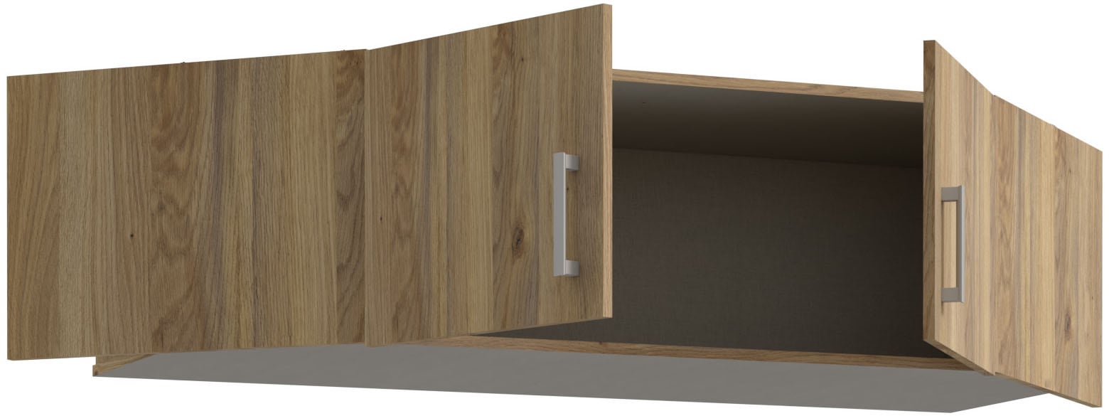 FORTE Schrankaufsatz großer Eckschrankaufsatz, 2 Türen, optimale Raumnutzung