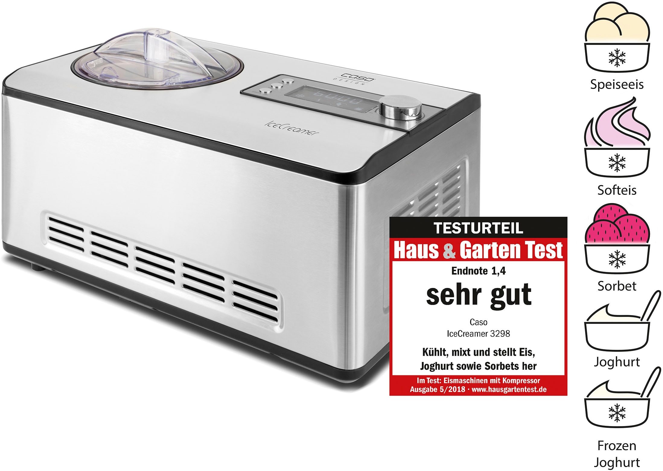 Caso Eismaschine »3298 IceCreamer« 180 W 3298 IceCreamer