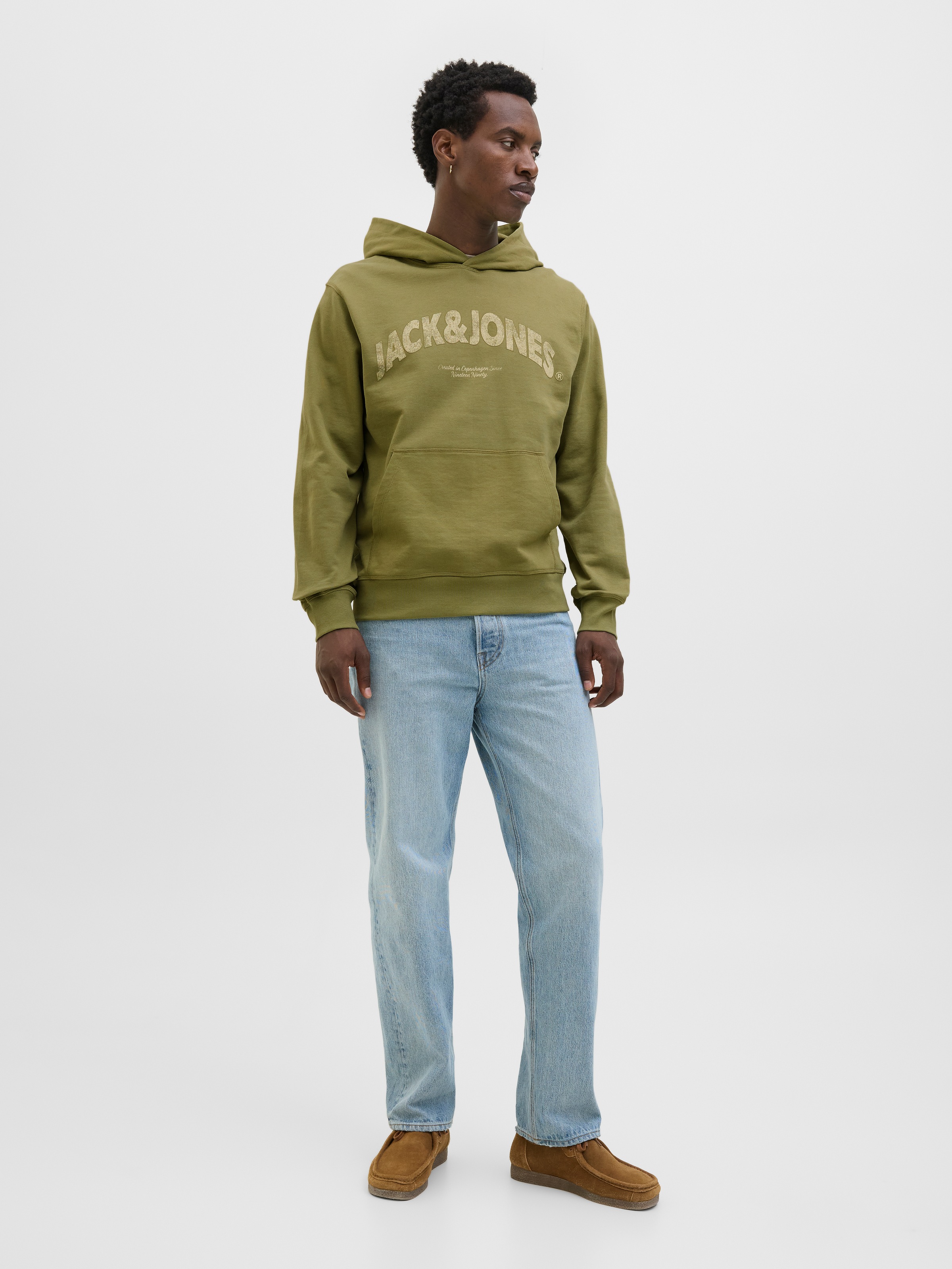 Jack & Jones Kapuzensweatshirt »JORALMERIA SWEAT HOOD«, mit Logo Print
