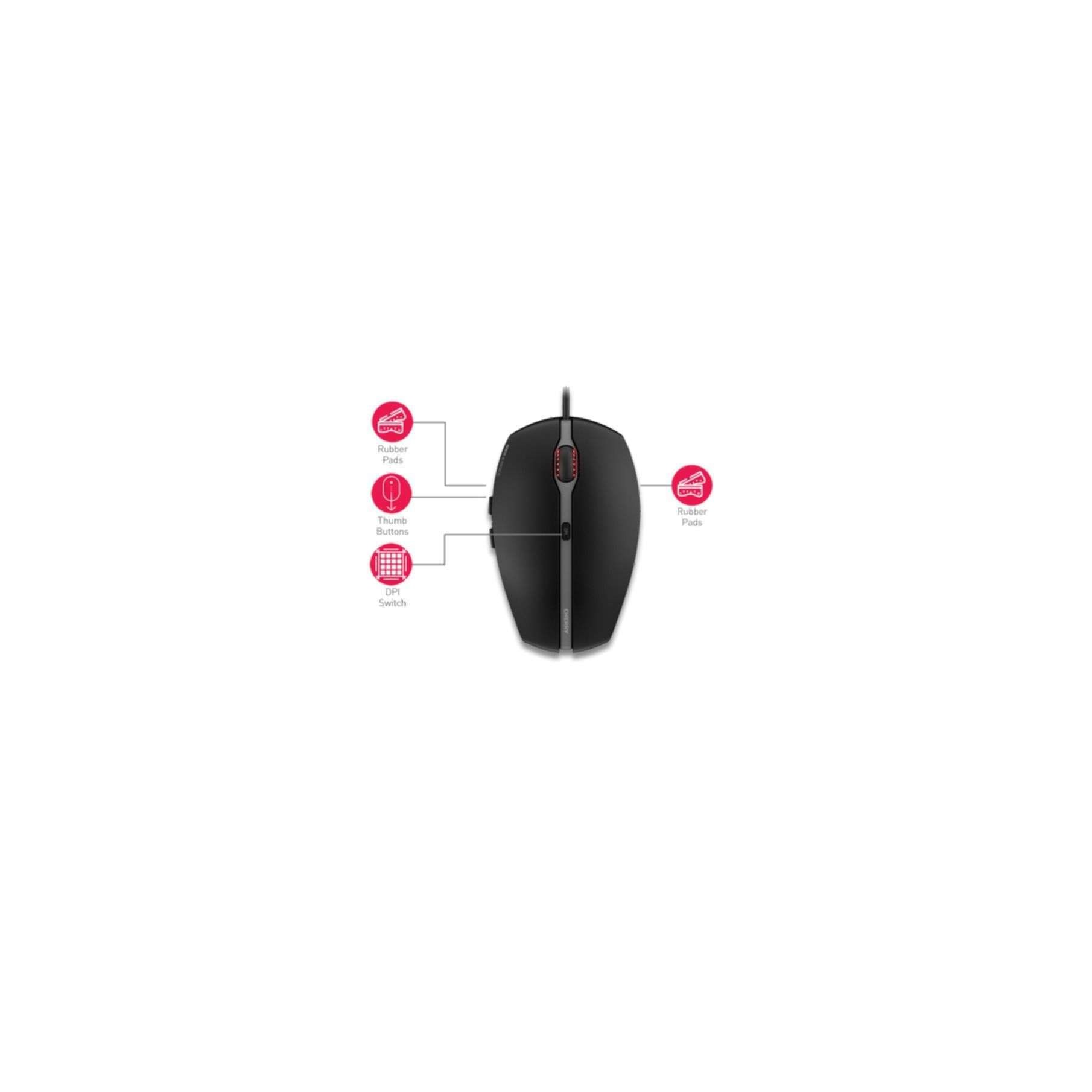 Cherry Maus »GENTIX 4K Kabelgebundene Maus, Schwarz, USB«