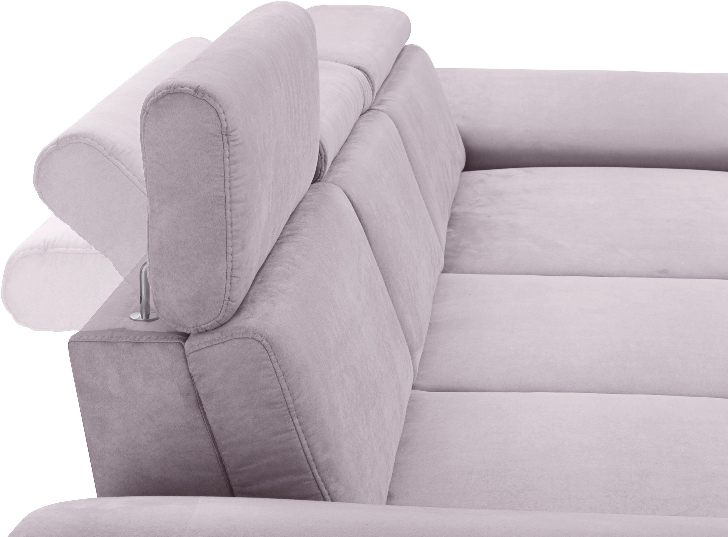 sit&more Ecksofa »Scorpio L-Form«, inklusive Sitztiefenverstellung, wahlweise mit Kopfverstellung