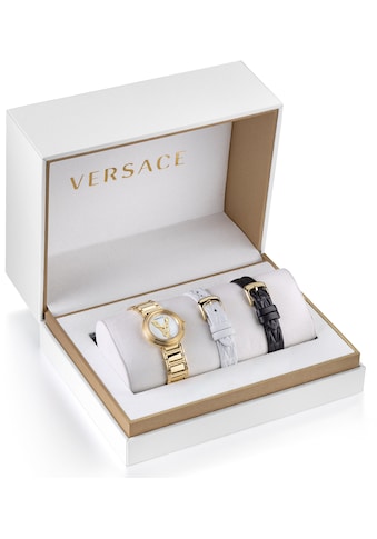 Versace Schweizer Uhr »VIRTUS MINI DUO, VET300221«, (Set, 3 tlg., mit 2 Wechselbändern) kaufen