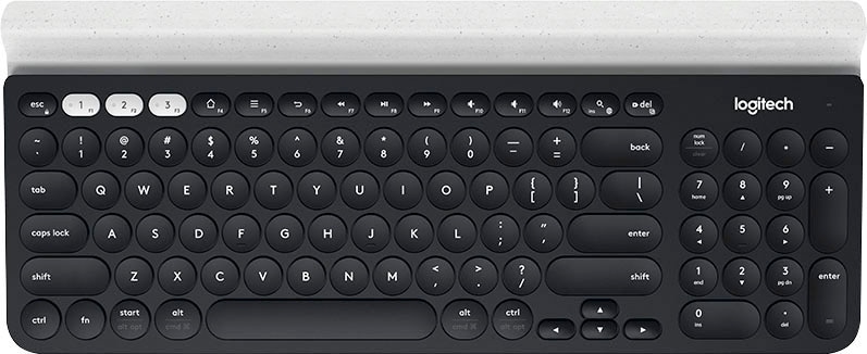 Logitech PC-Tastatur »Bluetooth Multi-Device Keyboard K780 Black«, (Ziffernblock), Nummernblock