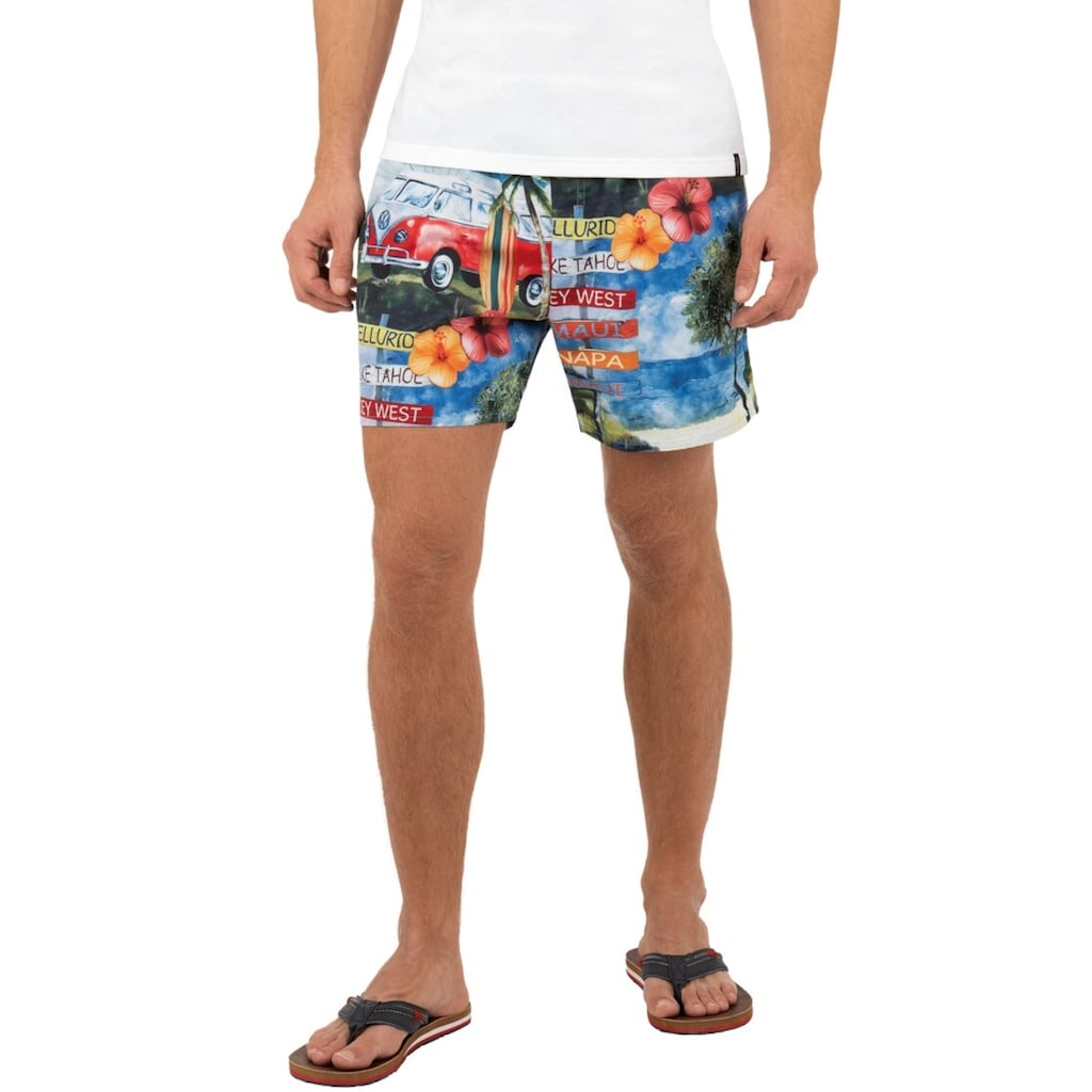 Trigema Shorts »TRIGEMA Bade-/Freizeitshorts mit Druckmotiv«, (1 tlg.)