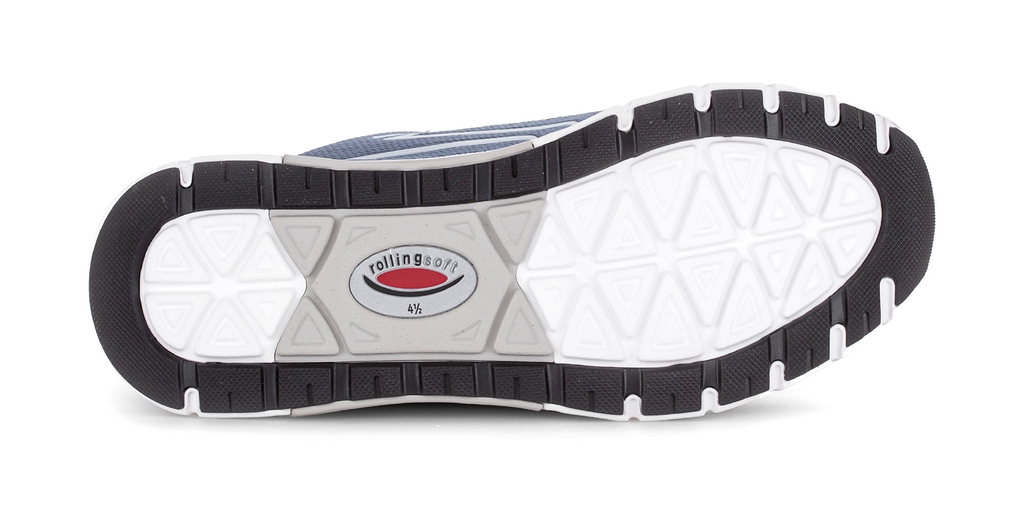 rollingsoft Plateausneaker  , Freizeitschuh, Halbschuh, Schnürer mit Reflektor-Besätzen, G-Weite