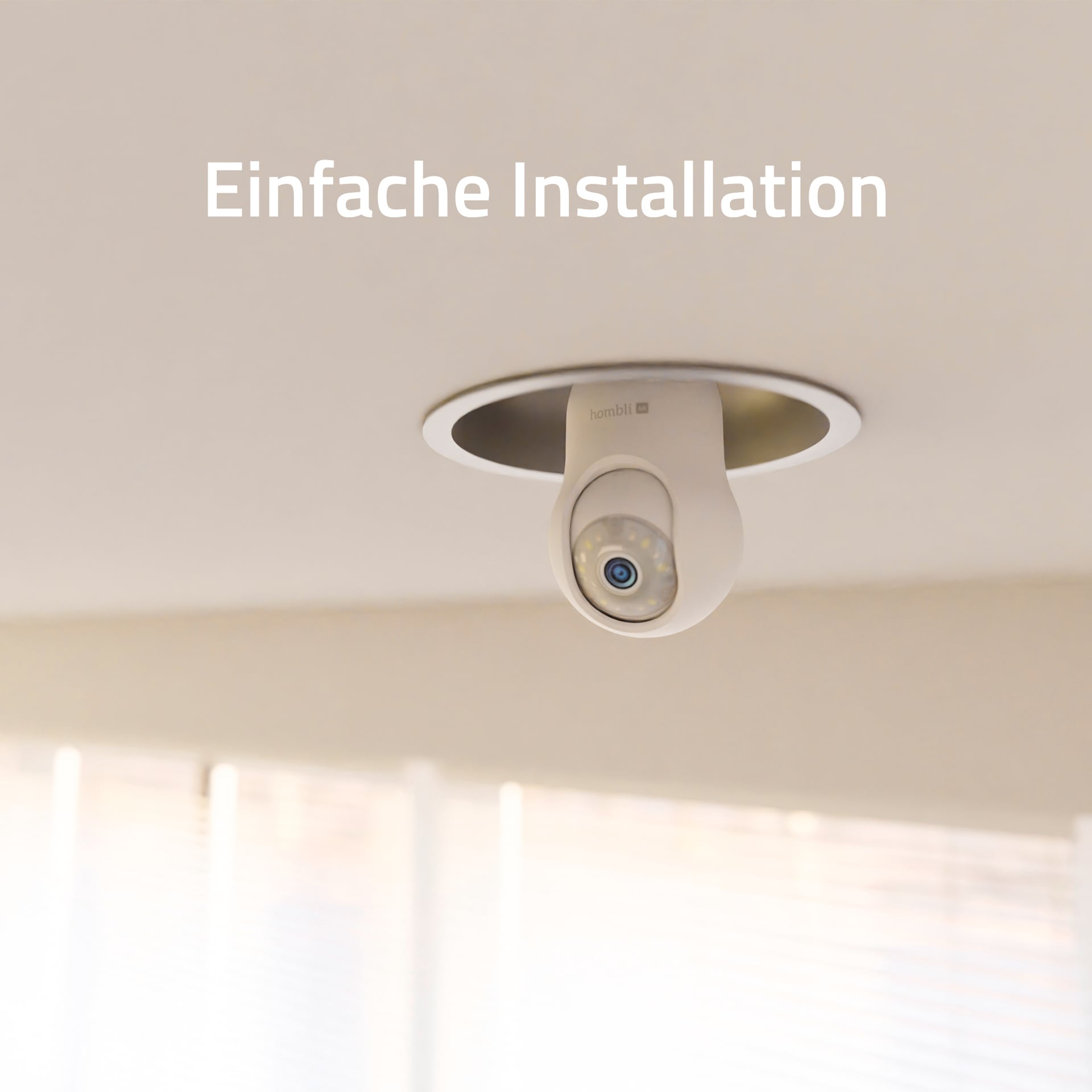 Hombli Überwachungskamera »Bulb Cam 4K« Außenbereich