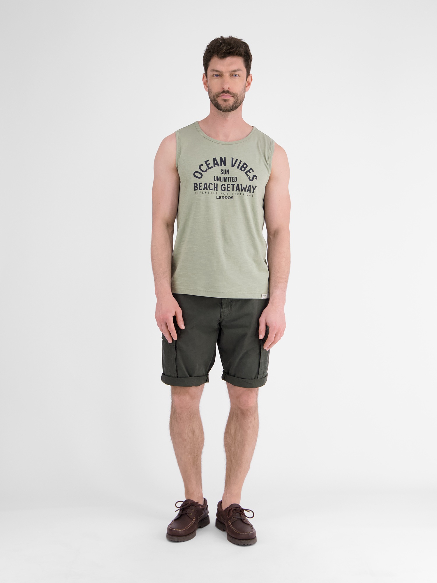 LERROS Muskelshirt »LERROS Herren Tanktop mit Brustprint«