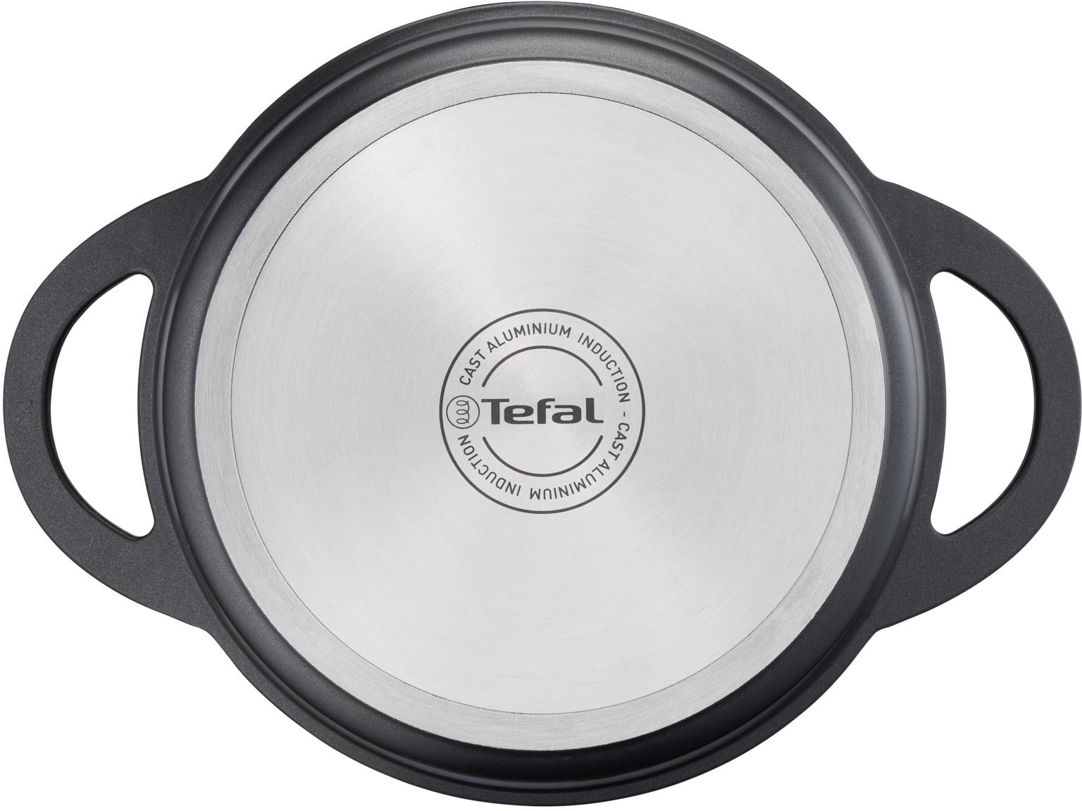 Tefal Schmortopf »Trattoria Bräter mit Deckel«, Aluminiumguss, (1 tlg.), Antihaftversiegelung, für alle Herdarten geeignet, Induktion, E21844