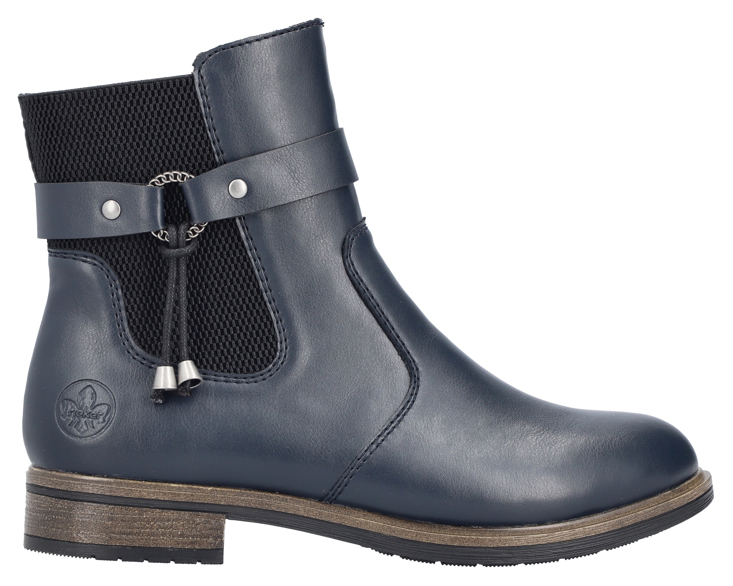 Rieker Winterstiefelette  Chelseaboots, Winterboots, Blockabsatz, mit Innenreißverschluss