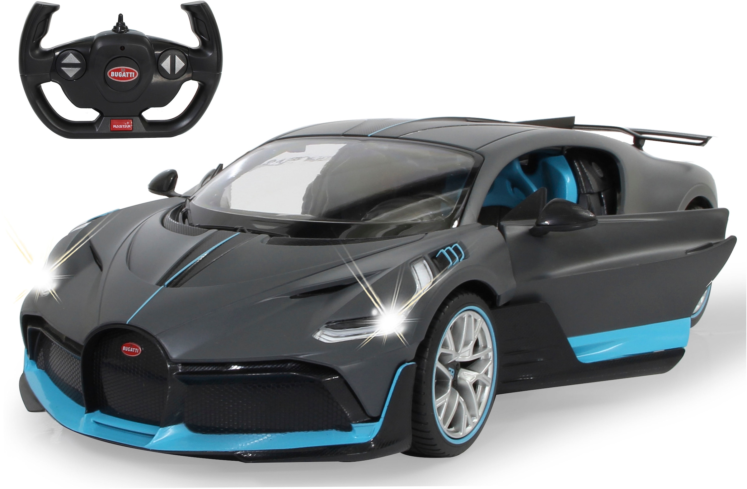 RC-Auto »Deluxe Cars, Bugatti Divo, 1:14, grau, 2,4GHz«