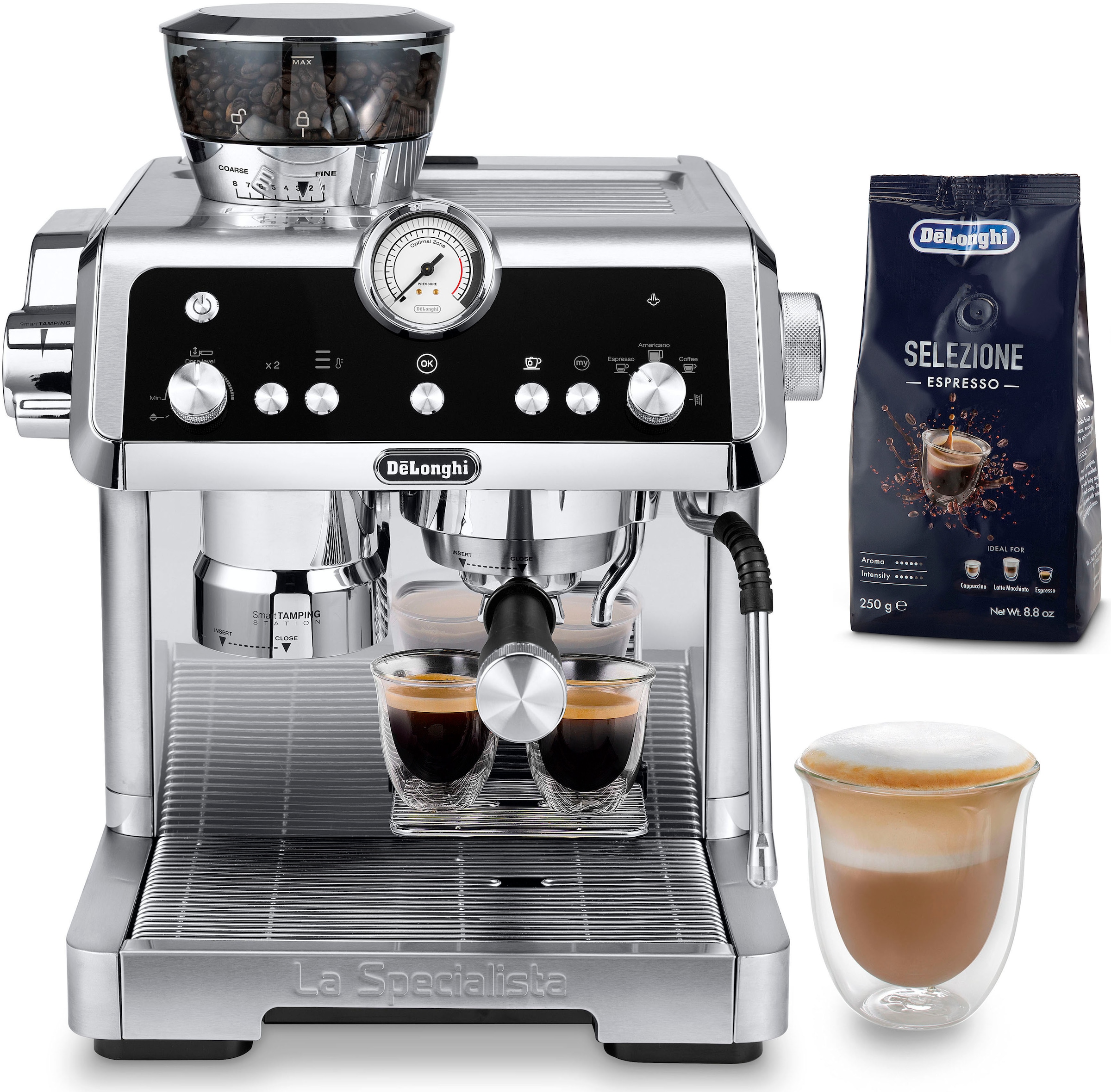 De'Longhi Espressomaschine »La Specialista Prestigio EC9355.M«, integriertes Mahlwerk, inkl. Selezione Espresso im Wert von UVP € 6,49