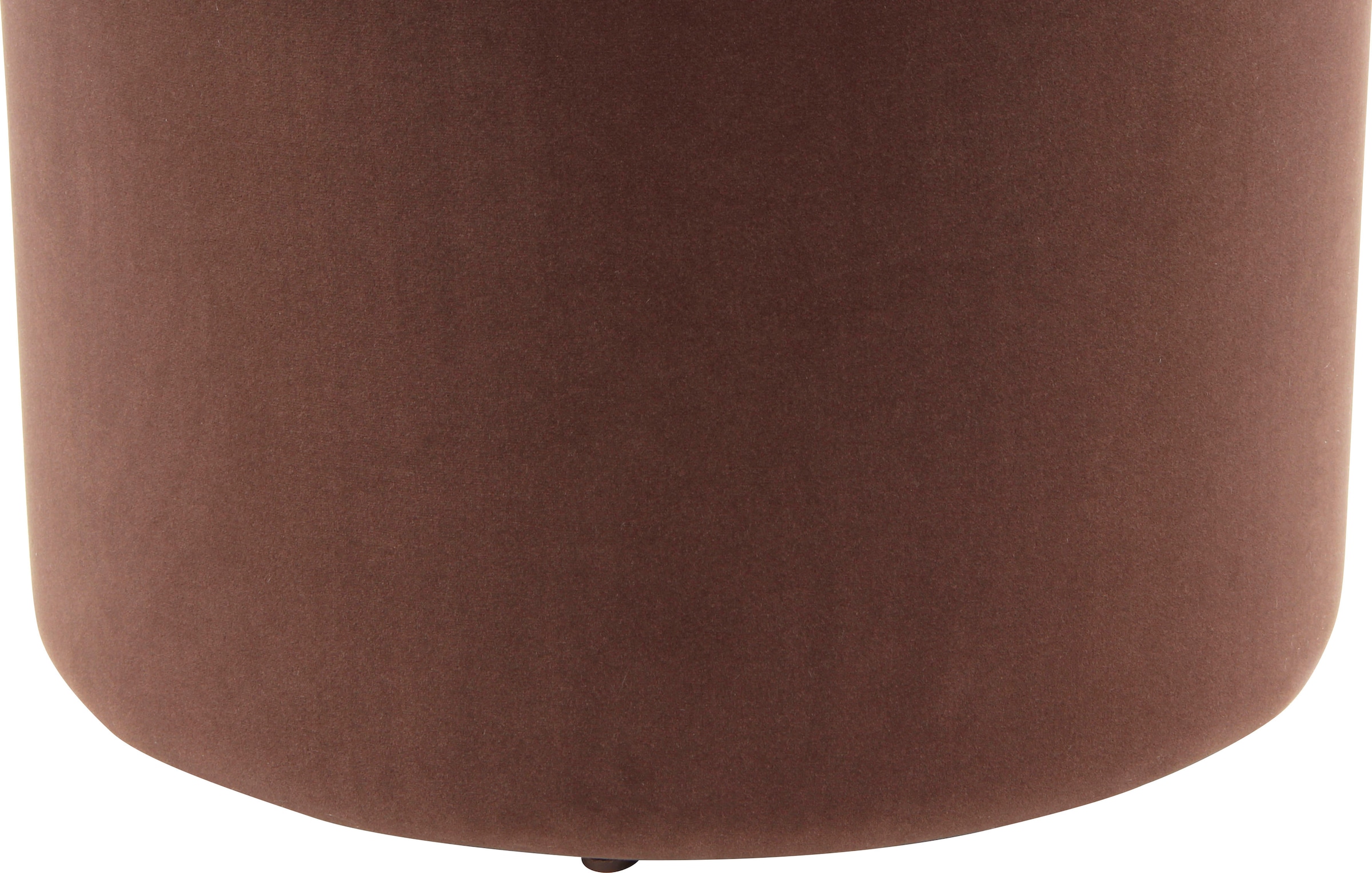 Kayoom Stauraumhocker »Hocker Zora 225 2er-Set, samtweicher Stoffbezug,runde elegante Form«, (Set, 2 St.), samtweich, gepolstert, mit Stauraum, weiche Polsterung