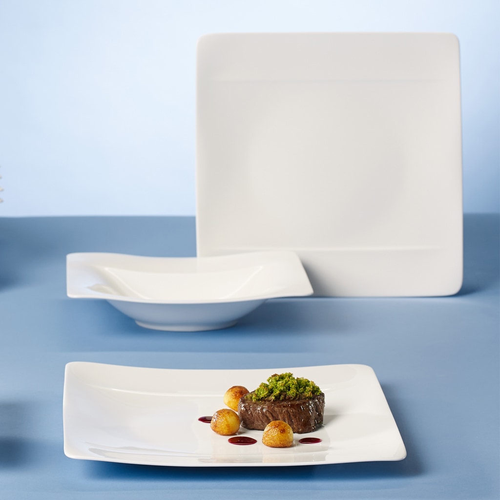 Villeroy & Boch Speiseteller »Speiseteller Modern Grace 27,4 x 27,4 cm 6er Set weiß«