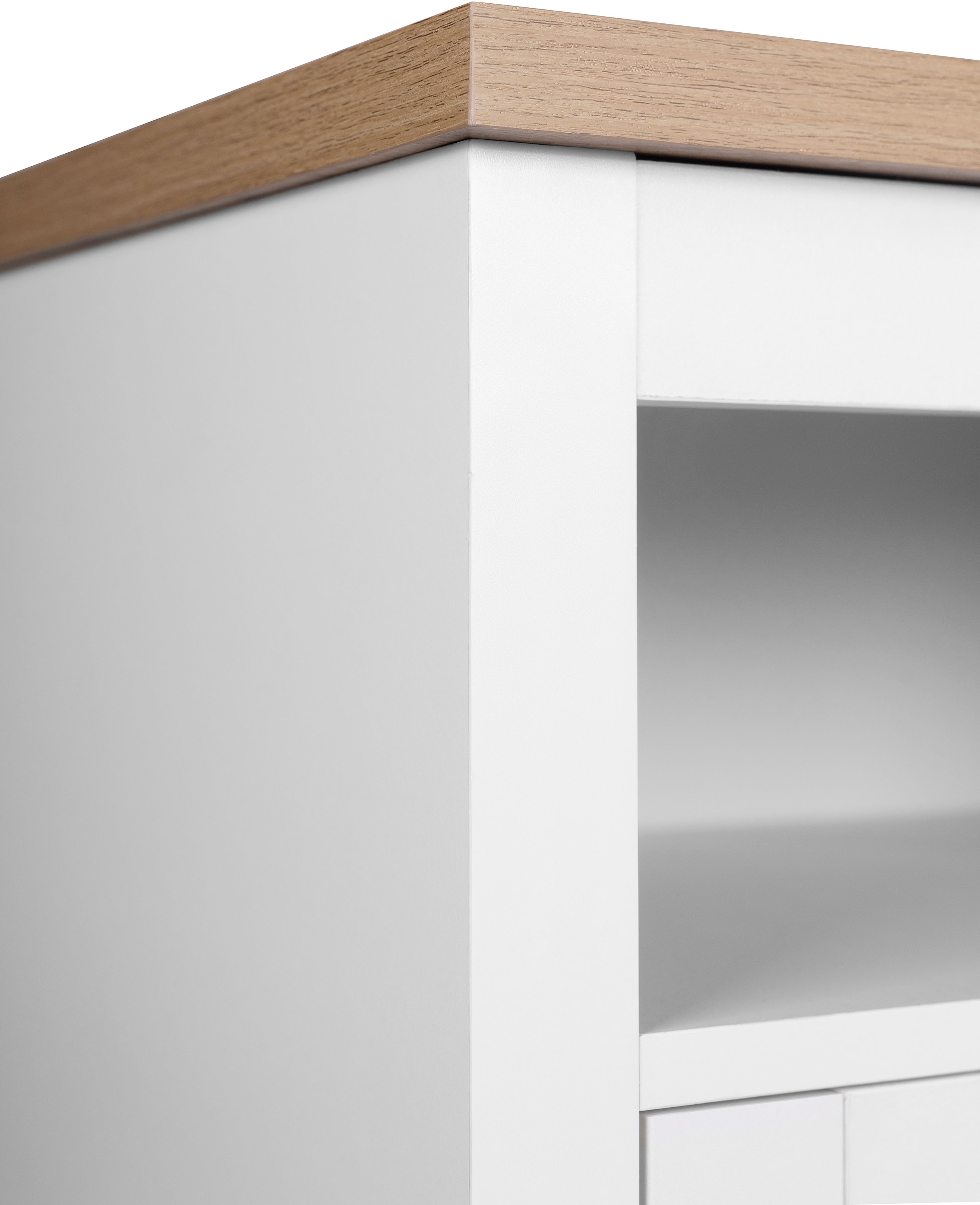 OTTO home Nachtkonsole »2er Set Büsum Nachtschrank Beistellschrank« Spar-Set, 2 Schränke im Lieferumfang,  Nachttisch im Landhaus Design mit 2 Schubladen Bestseller