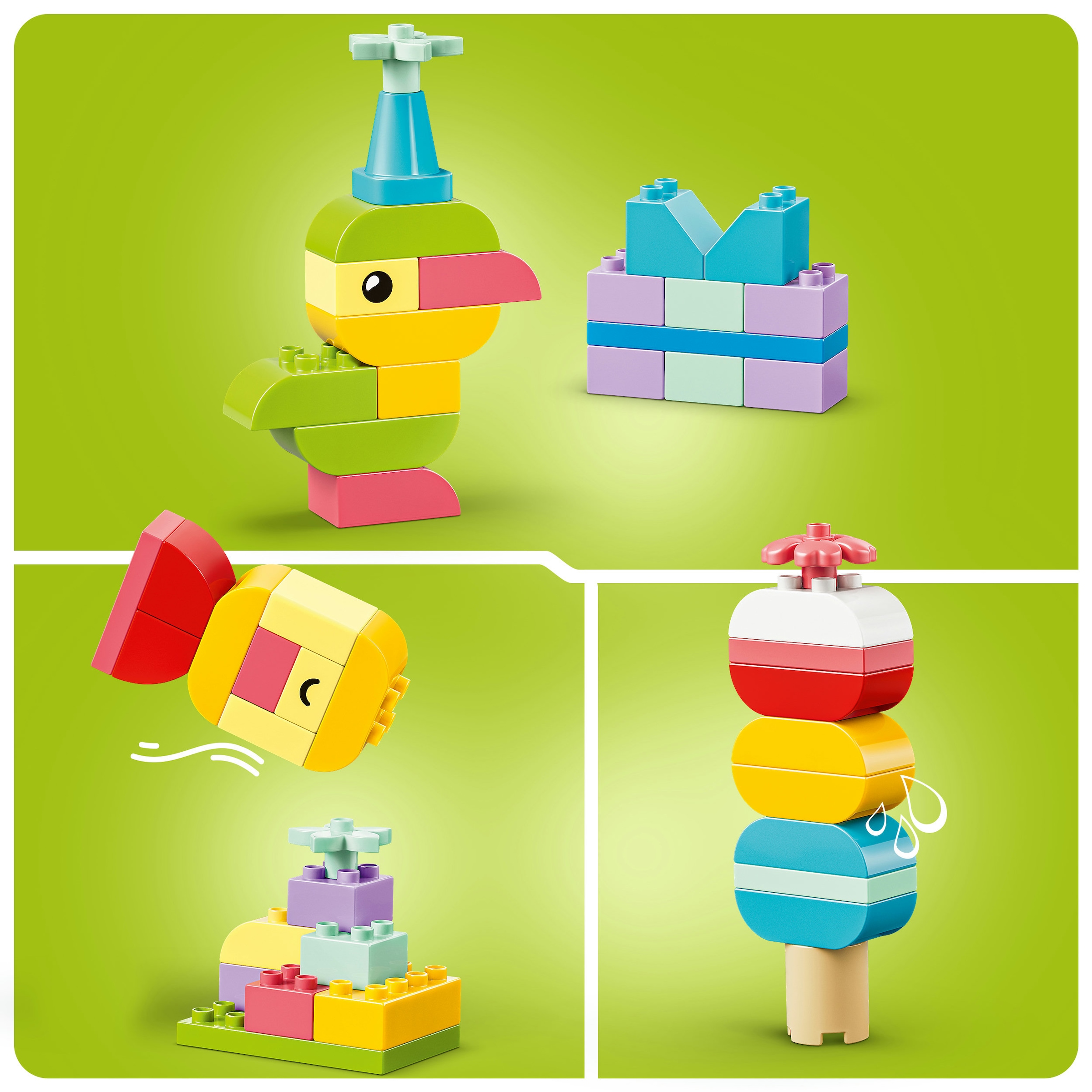 LEGO® Konstruktionsspielsteine »Bunte Kreativbox (10479), LEGO DUPLO Classic« Made in Europe