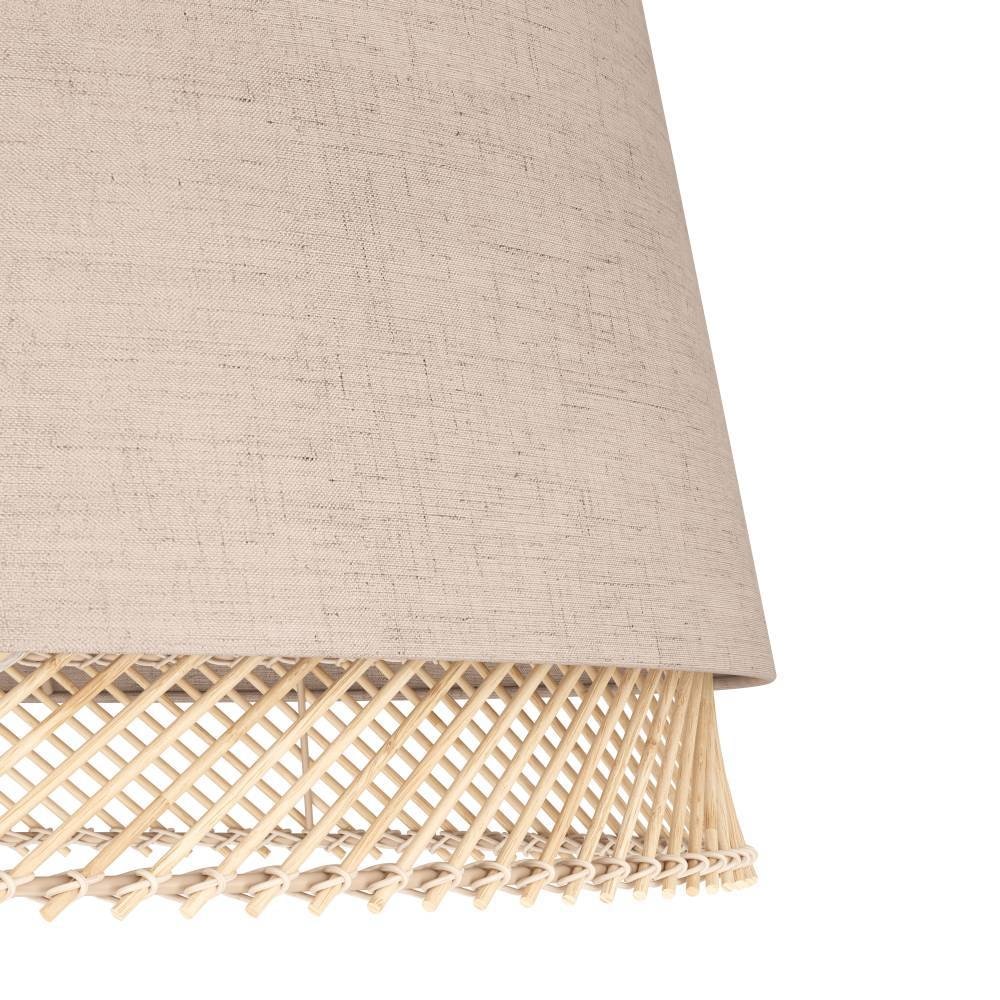 EGLO Hängeleuchte »TABLEY Pendellampe, Stahl und Textil, E27, IP20, Esszimmerlampe, Lampe«, 1 flammig, Leuchtmittel E27 | ohne Leuchtmittel, Hängeleuchte, H110 x Ø38 cm, schwarz, 1X40W exkl.