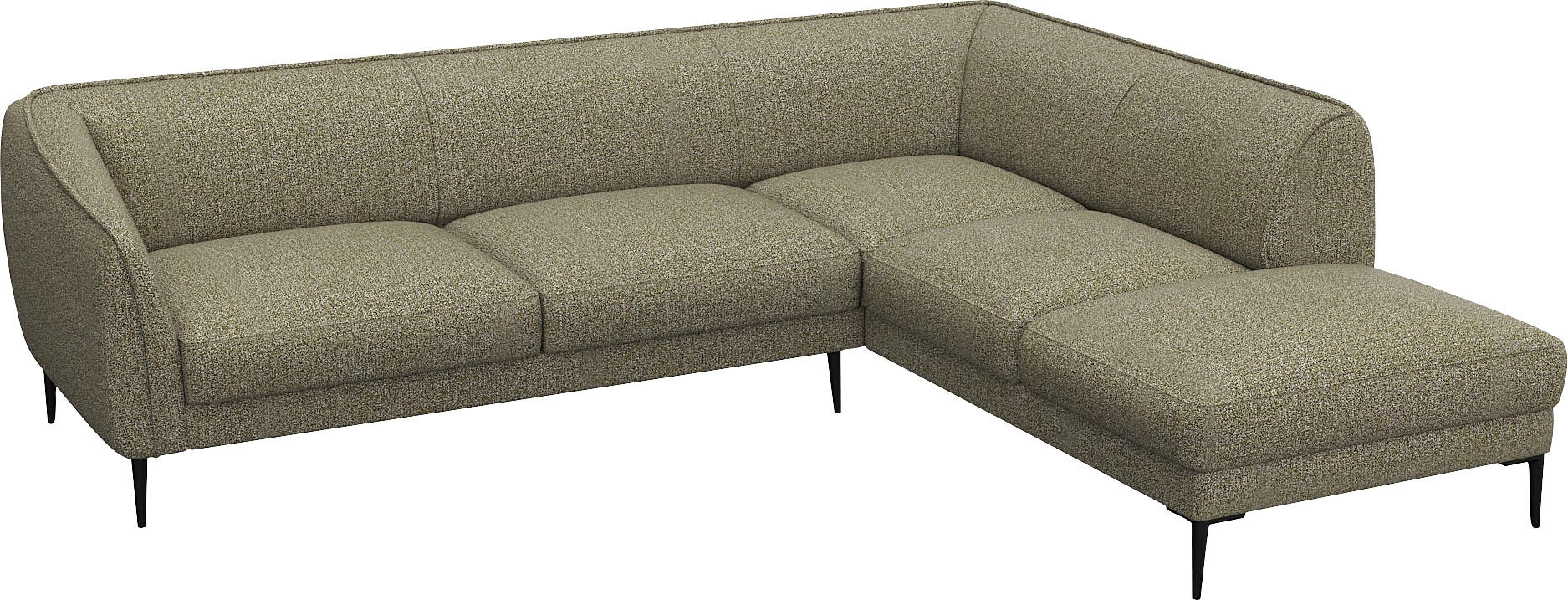 FLEXLUX Ecksofa »Belle Designsofa, L-Form, B/T 268/209 cm«, Skandinavisches Design, In hochwertiger Verarbeitung