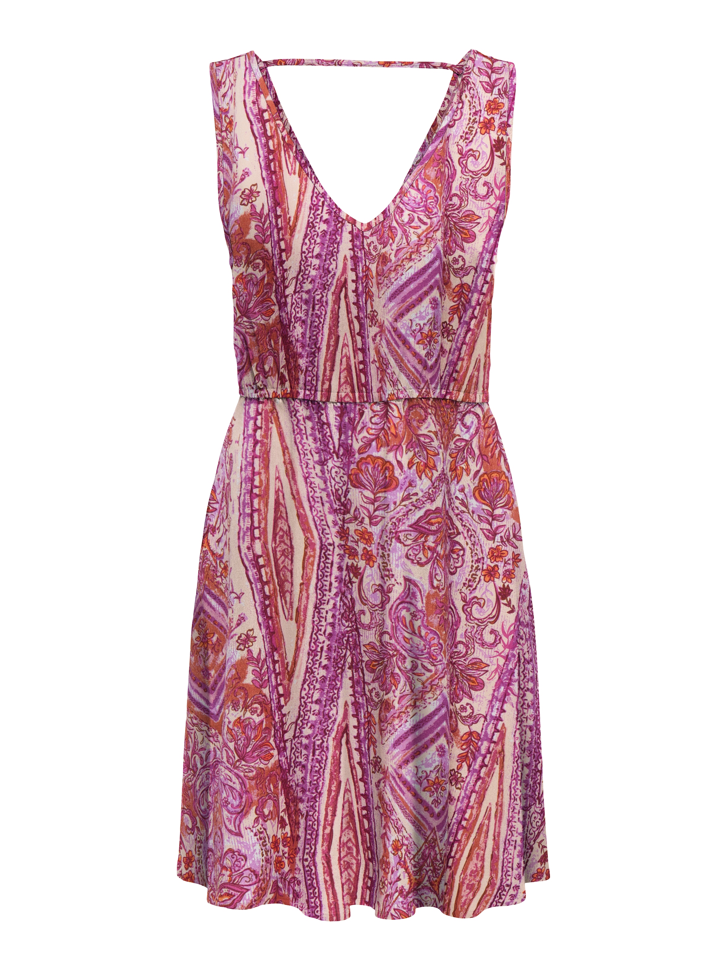 ONLY Minikleid »ONLNOVA LIFE VIS SARA STRING DRESS AOP«, Sommerkleid