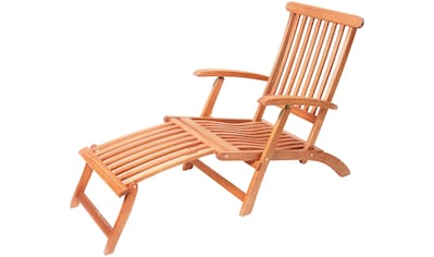 MERXX Gartensessel »Deck Chair«, Eukalyptusholz, verstellbar, klappbar kaufen