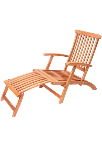 MERXX Gartensessel »Deck Chair«, Eukalyptusholz, verstellbar, klappbar kaufen
