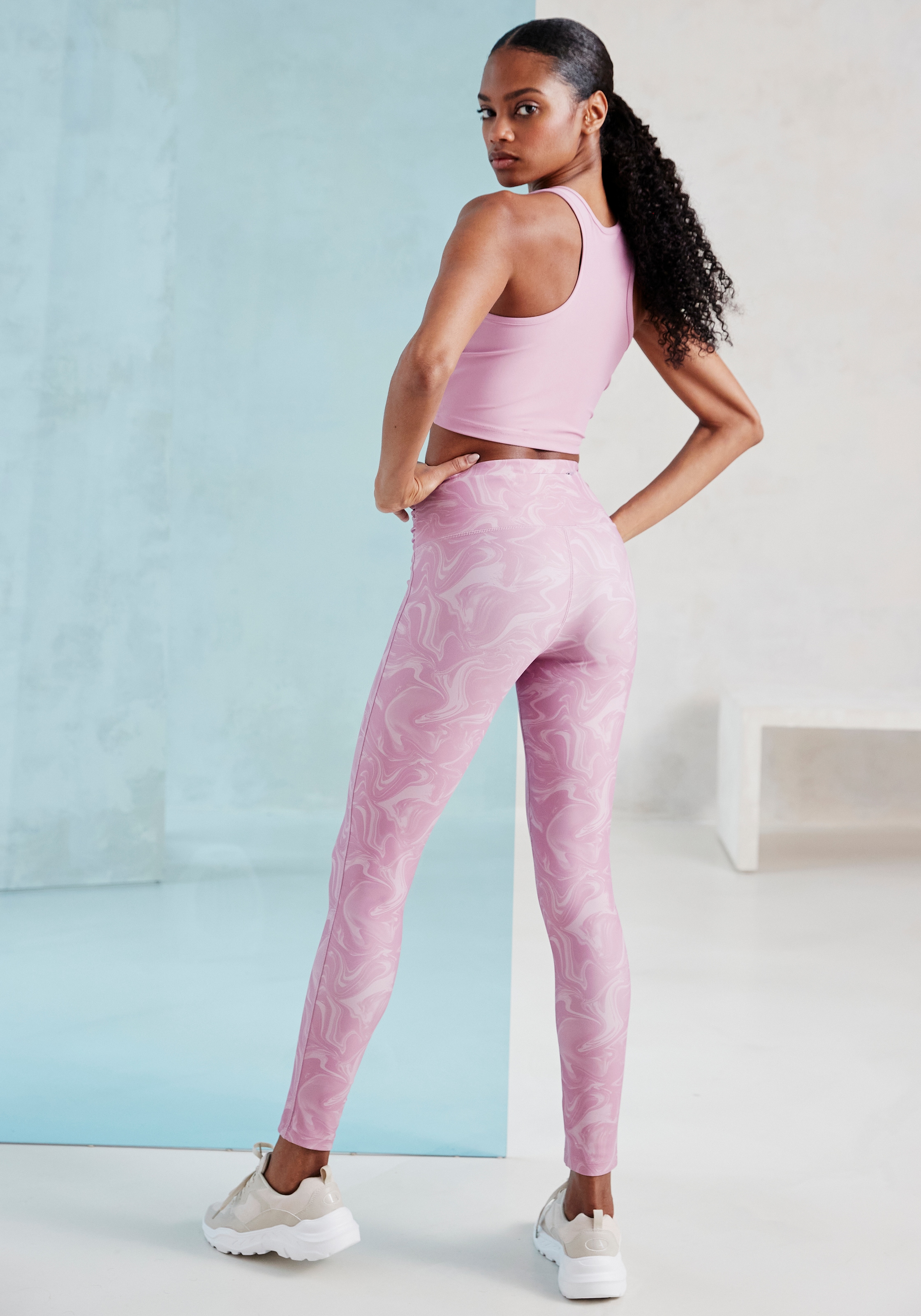 LASCANA ACTIVE Funktionsleggings, Sportleggings im Allover-Druck