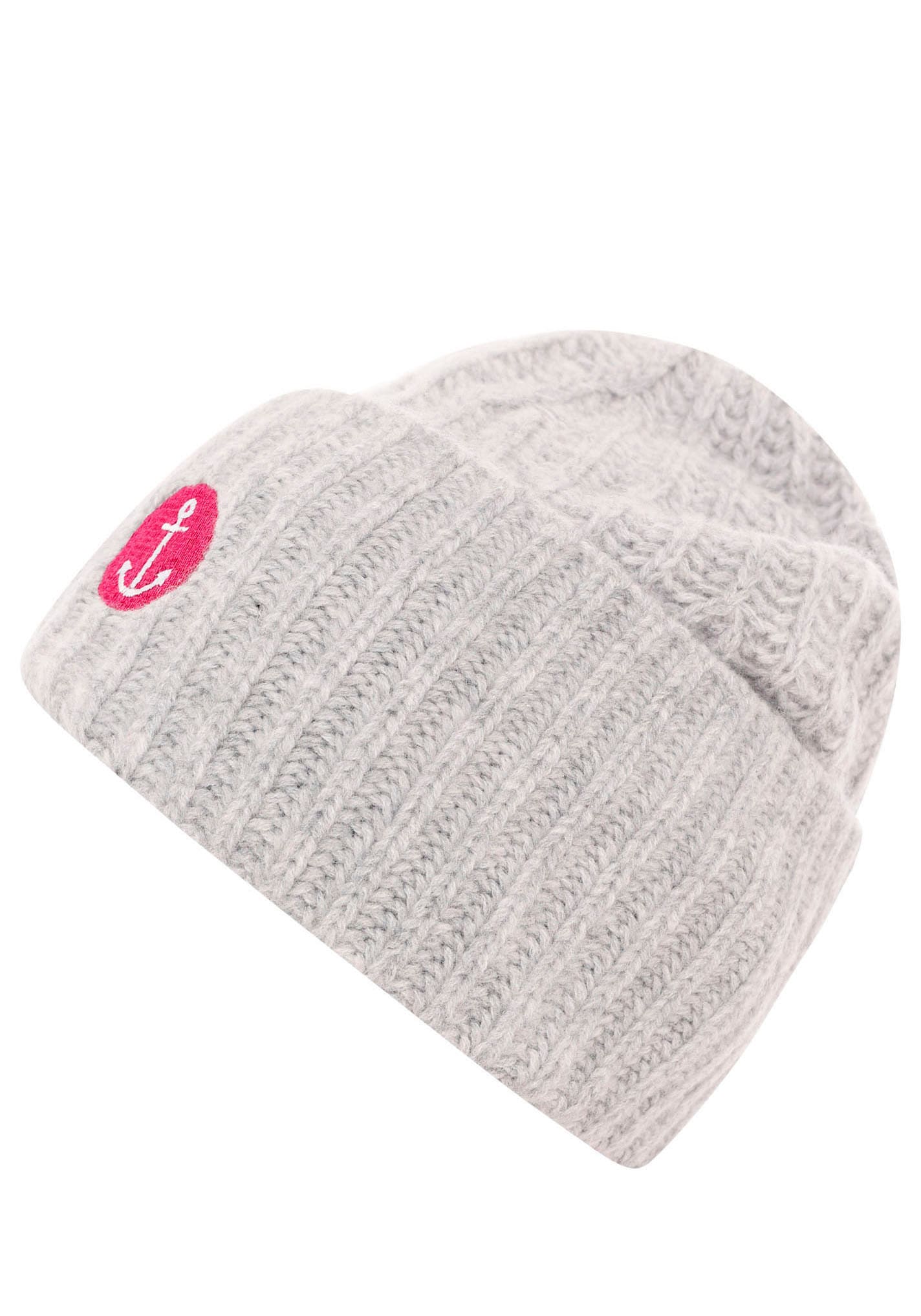 Zwillingsherz Beanie »Beanie mit Anker Stickerei« Packung,  mit auffälligem Anker-Motiv