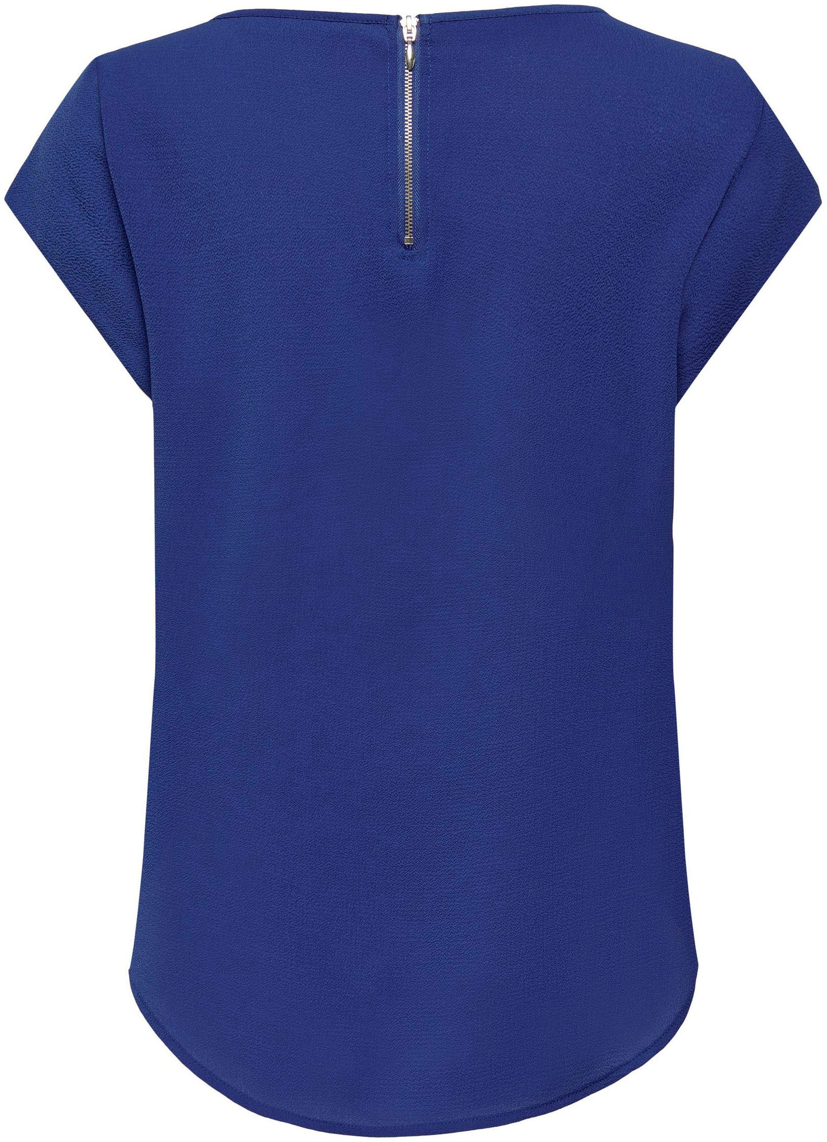 ONLY Kurzarmbluse »ONLVIC S/S SOLID TOP NOOS PTM«