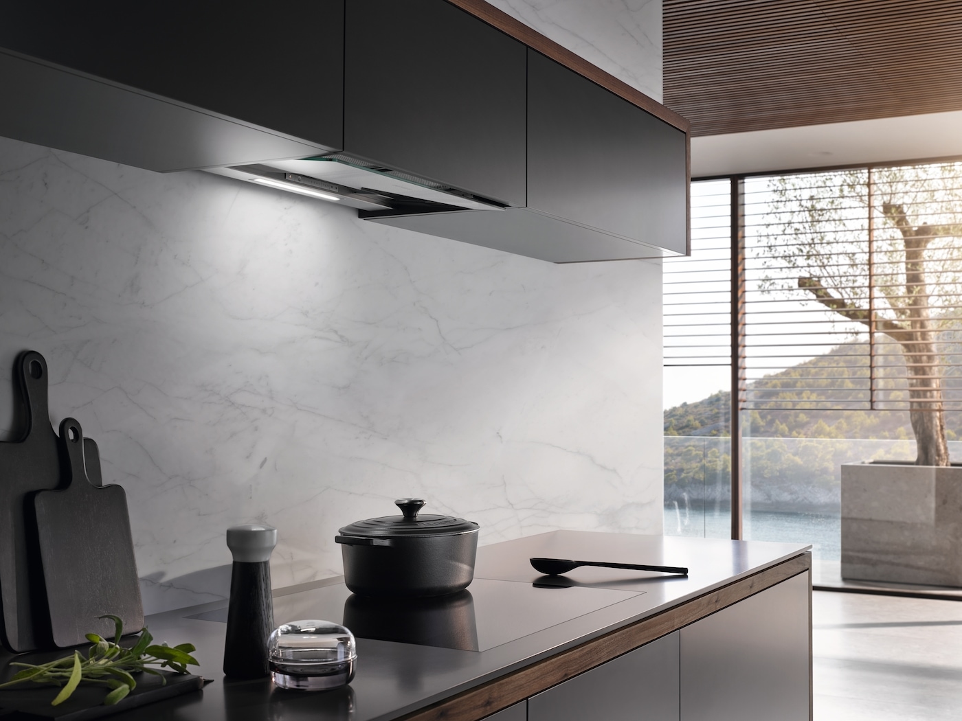 Miele Flachschirmhaube »DAS 4640 Transparent Glas«