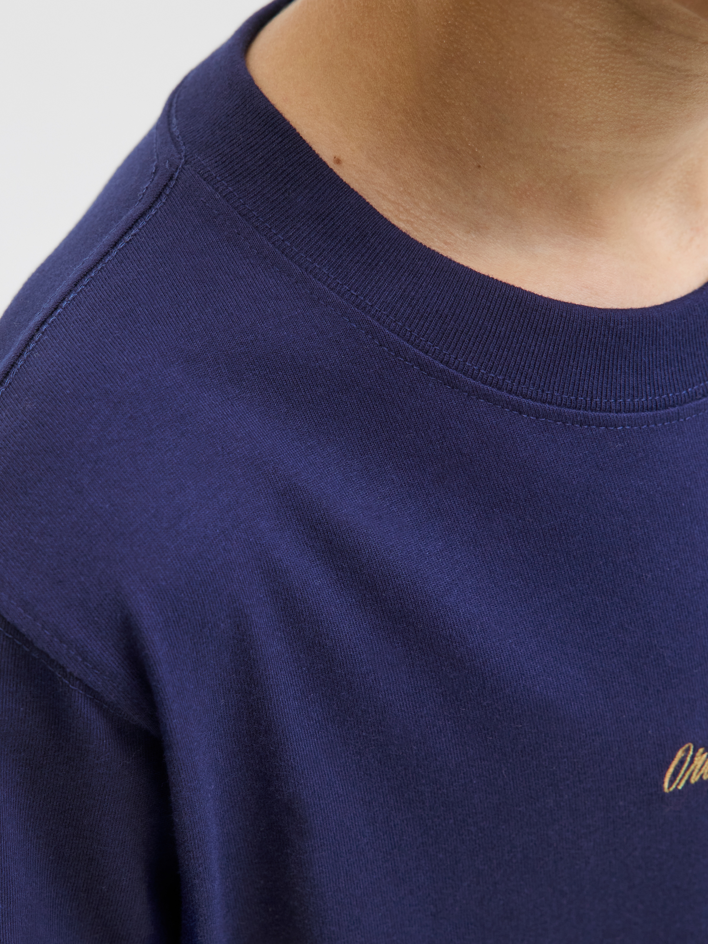 Jack & Jones Junior T-Shirt »JORNORREBRO EMB TEE SS CN NOOS JNR« Baumwolle, relaxed fit, Kurzarm