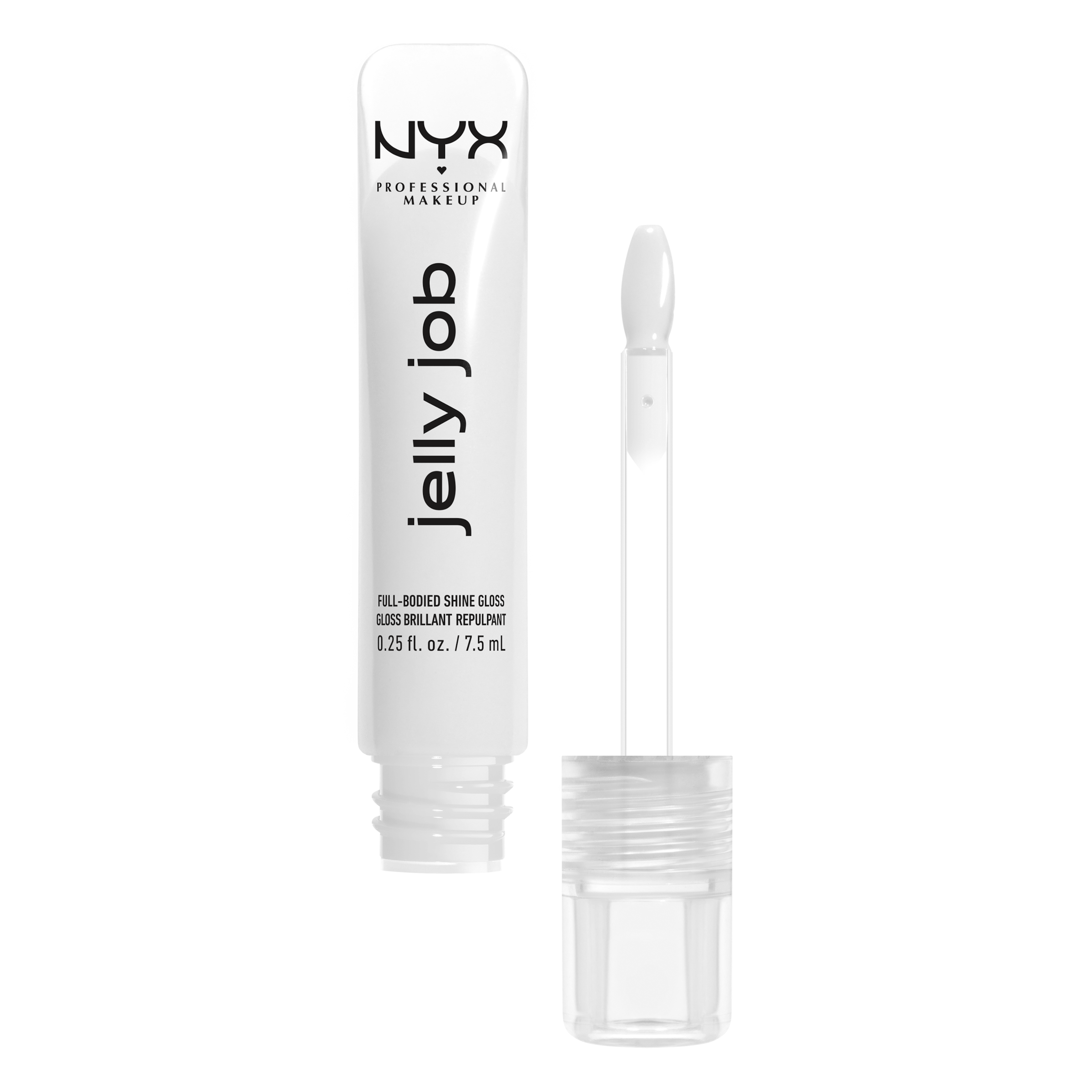 NYX PROFESSIONAL MAKEUP Lipgloss »JELLY JOB FULL BODIED SHINE GLOSS« no Filler -pflegender Gloss für optisch vollere Lippen