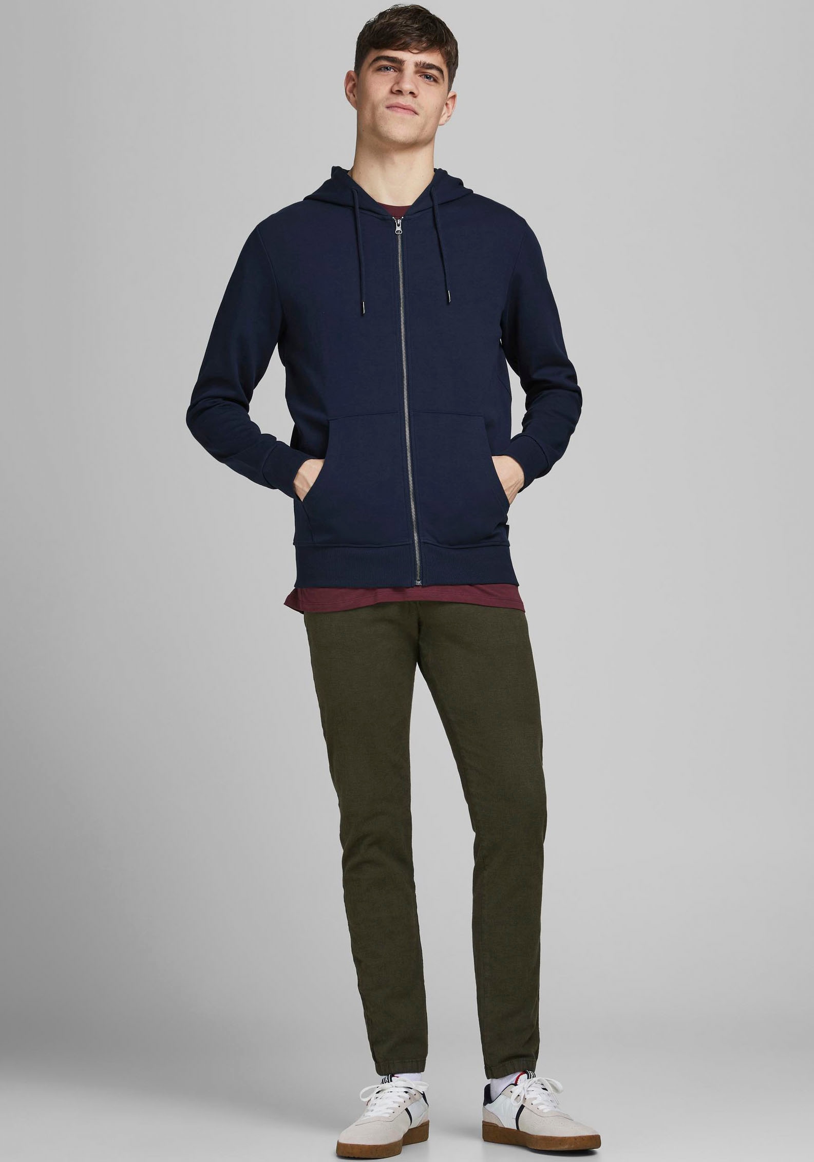 Jack & Jones Kapuzensweatjacke »BASIC SWEAT ZIP HOOD«
