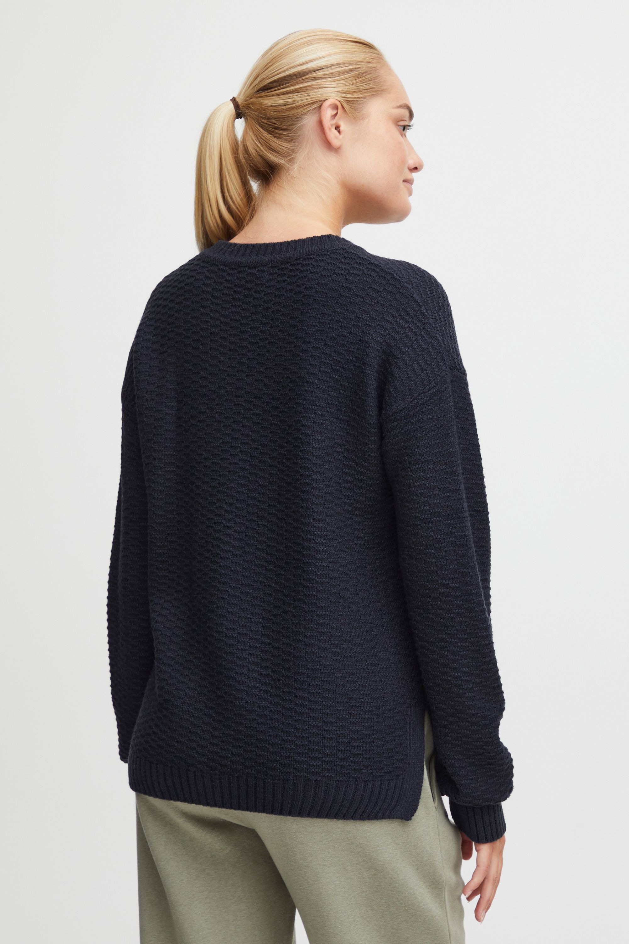 OXMO Strickfleece-Pullover »Strickpullover OXMilla«