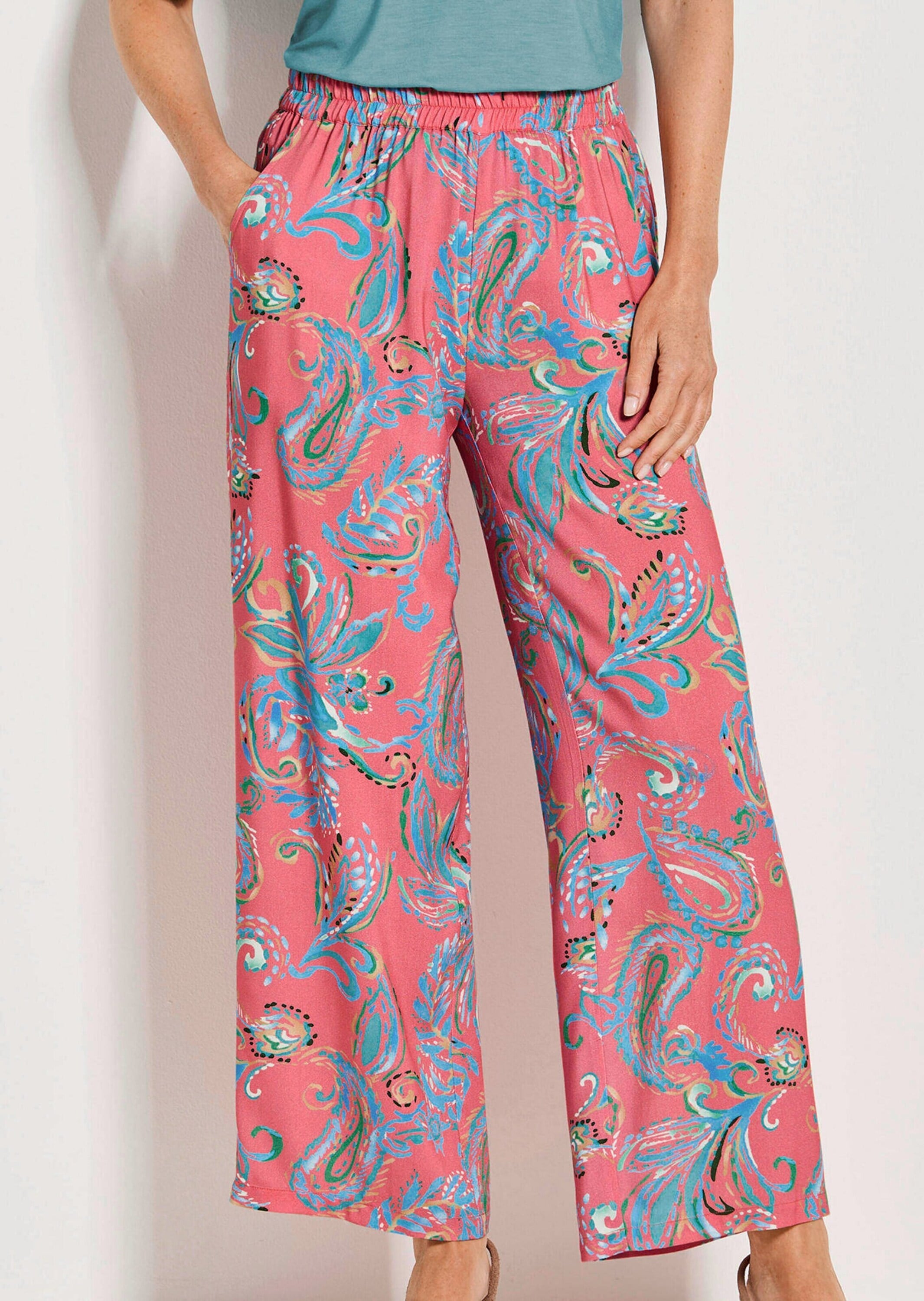 GOLDNER Schlupfhose »Kurzgröße Hose VERA aus reiner Viskose«