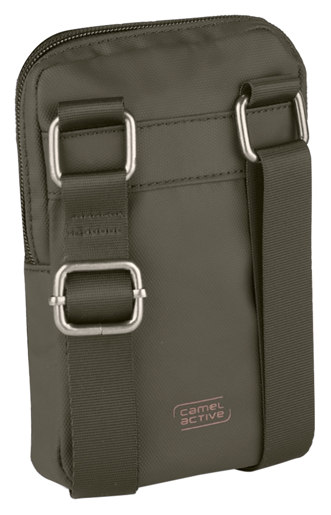 camel active Handytasche »Explore«, wasserabweisendes recyceltes Nylon und reflektierende Reißverschlüsse