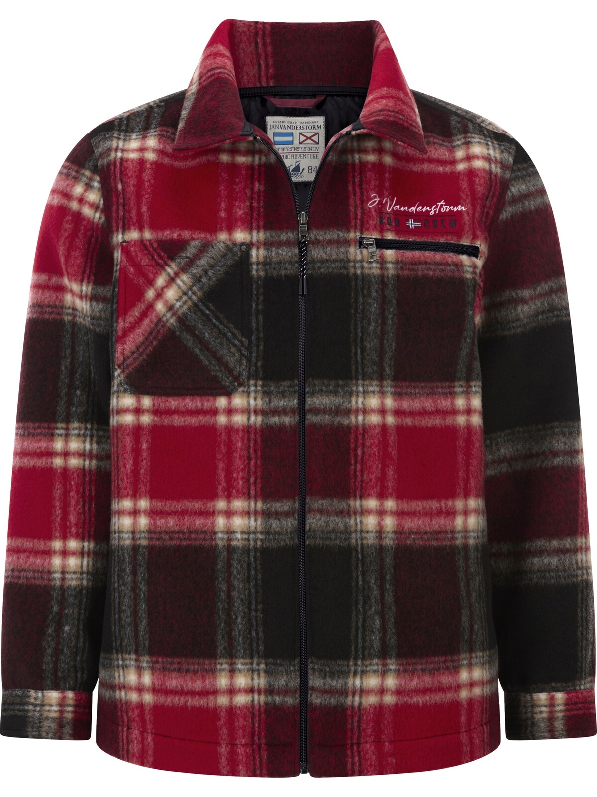 Jan Vanderstorm Fleecejacke »Jacke FINNLEIV«, (1 St.)