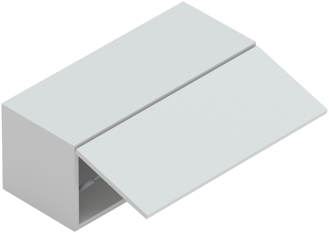 INOSIGN Hängevitrine »Infinity Breite 69 cm, Höhe 29 cm, Hängeschrank mit 1 Klappe,«, Wandschrank waagerecht zu hängen, verschiedene Farben