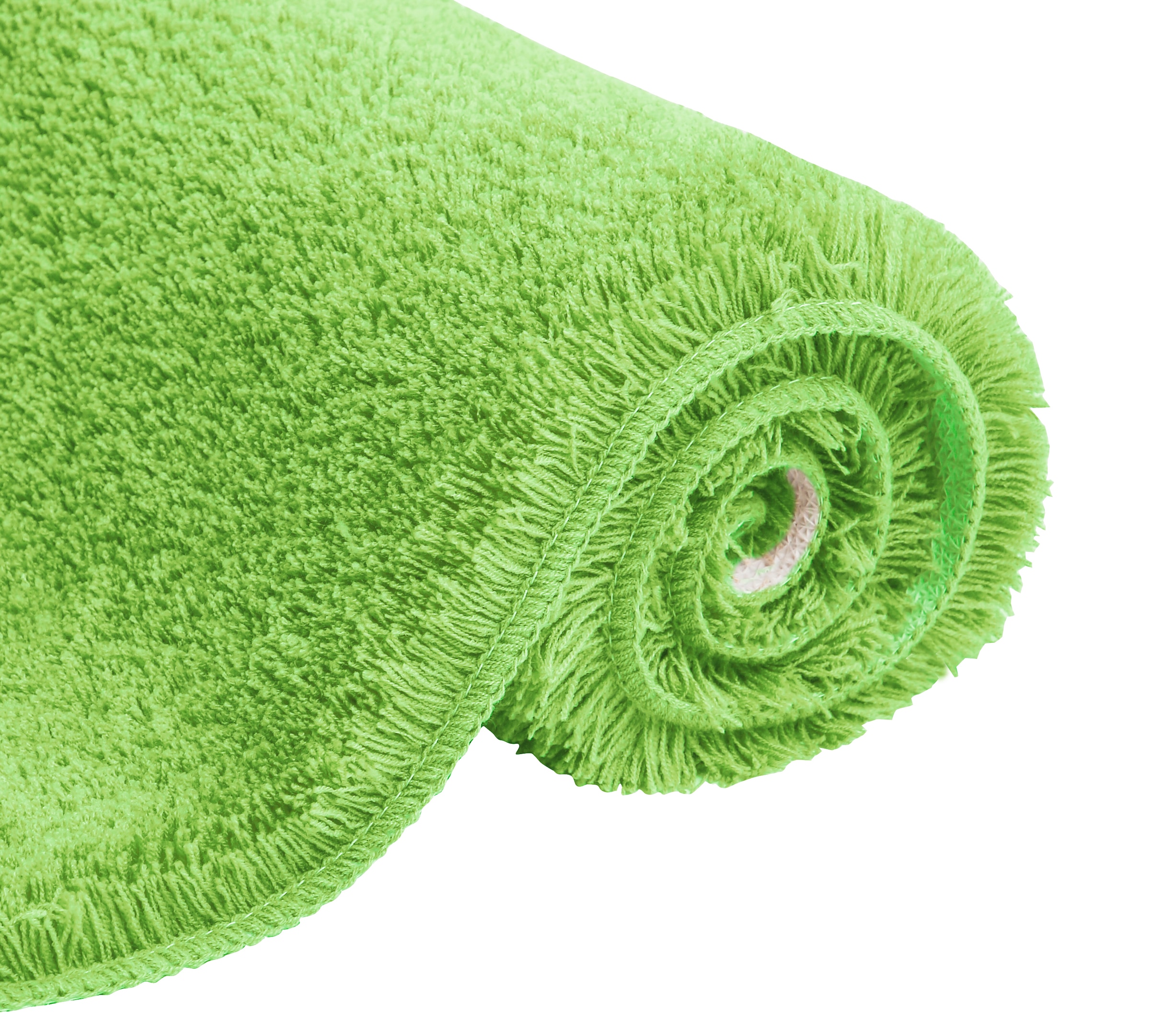 my home Badematte »Merida, Badvorleger, Badezimmer Teppich«, rutschhemmend beschichtet, fußbodenheizungsgeeignet-schnell trocknend-strapazierfähig, Badteppich, Uni Farben, rechteckig, rund & als 2-tlg. Set erhältlich