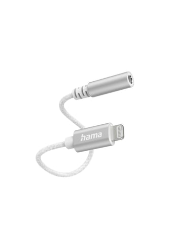 Hama Audio-Adapter »Aux-Adapter Lightning – 3,5-mm-Klinke-Buchse, Weiß«, Lightning zu... kaufen