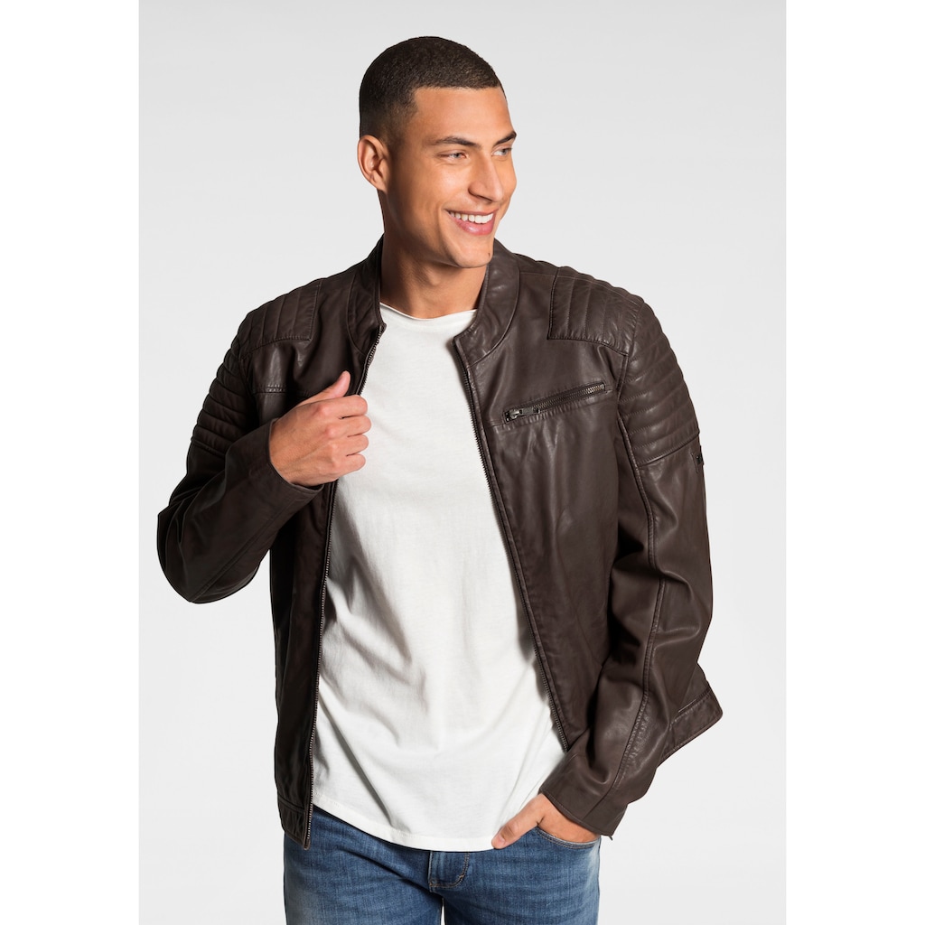 Bruno Banani Lederjacke »Rocha«