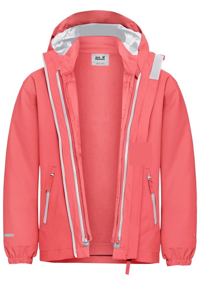 Jack Wolfskin 3-in-1-Funktionsjacke »HYBRID 3IN1 JACKET K« mit Kapuze