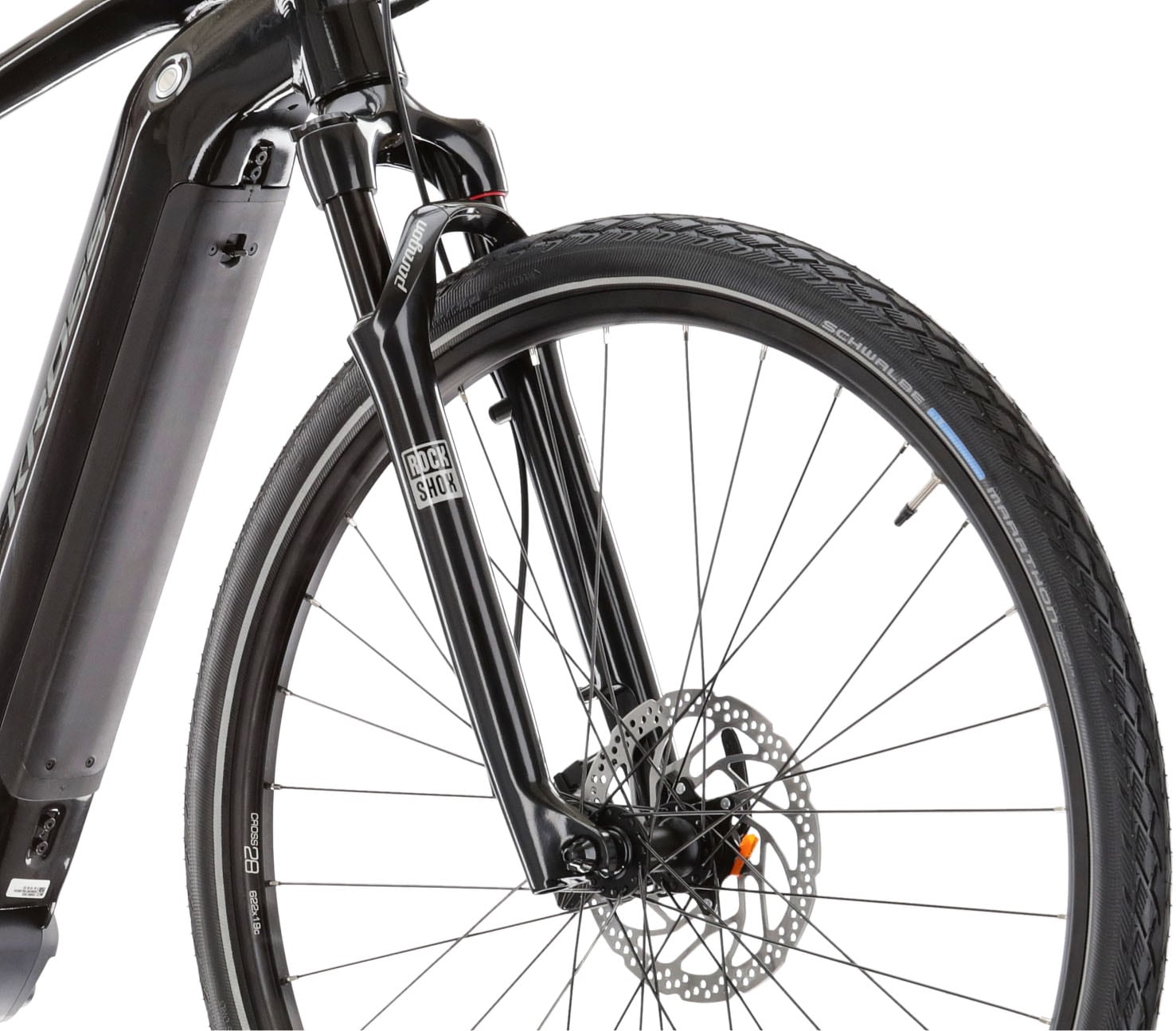 Kross E-Bike »E-Crossrad Evado Hybrid 6.0 28 Zoll schwarz«, 10 Gang, Shimano, DEORE XT T8000, Mittelmotor 250 W, Pedelec, Elektrofahrrad für Damen und Herren