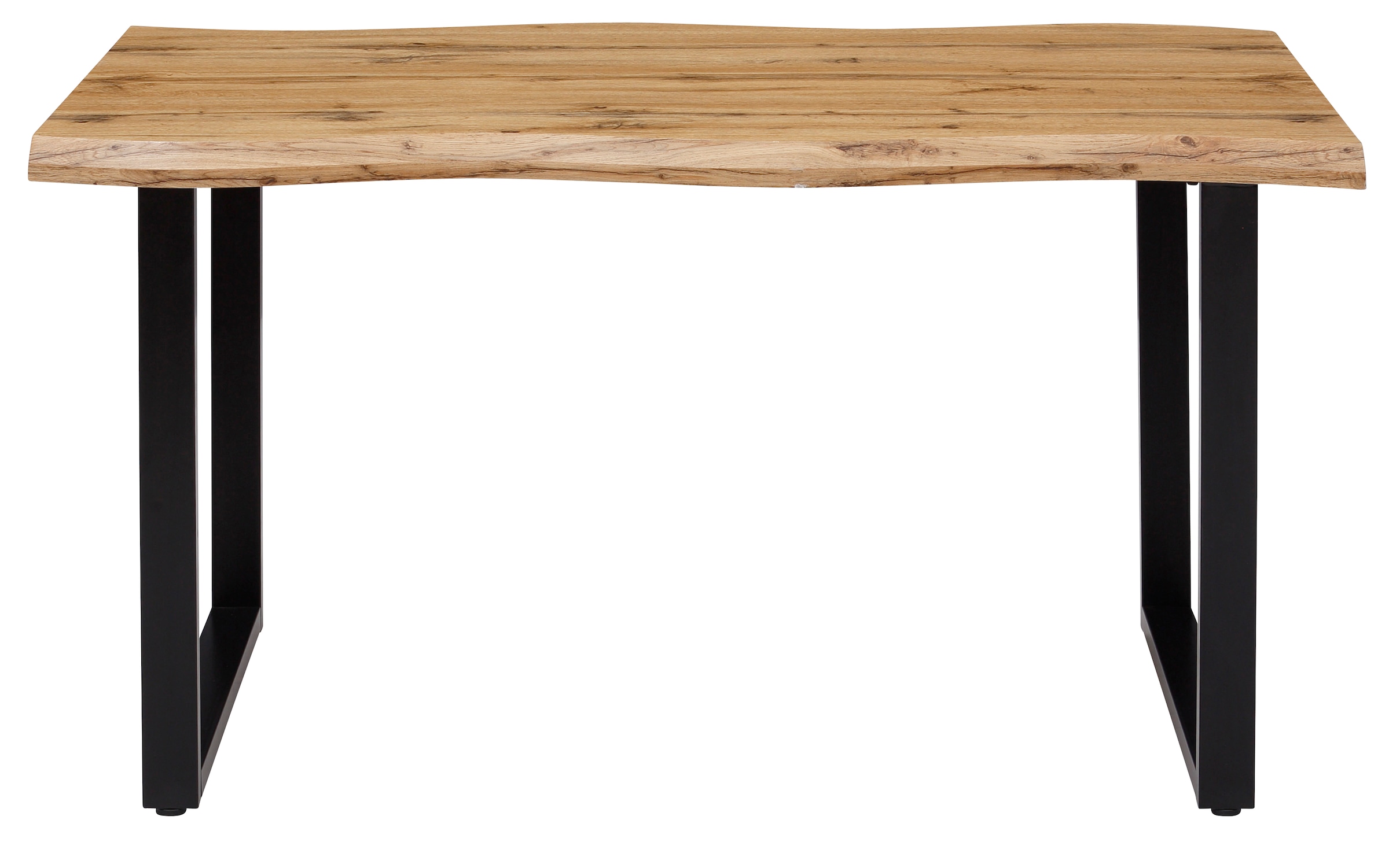 HELA Essgruppe »GISELLE«, (Set, 5 tlg.), U-Gestell,Tischplatte mit Baumkante,Bezug wassersparend gefärbt