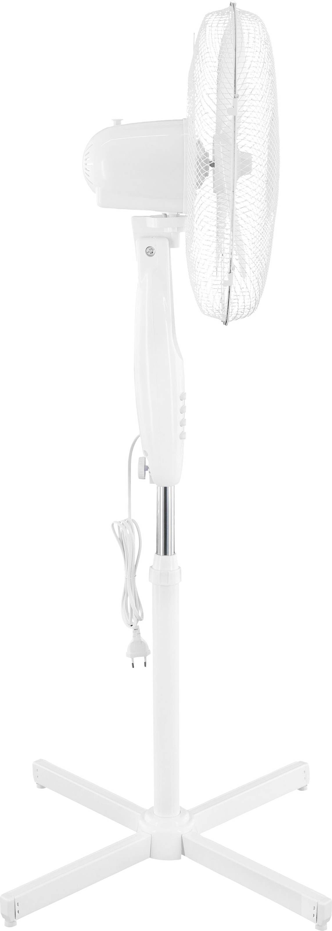 exquisit Standventilator »VS 35064 we«, Ø 40 cm, Metall, inkl Oszillation & 50 W Leistung
