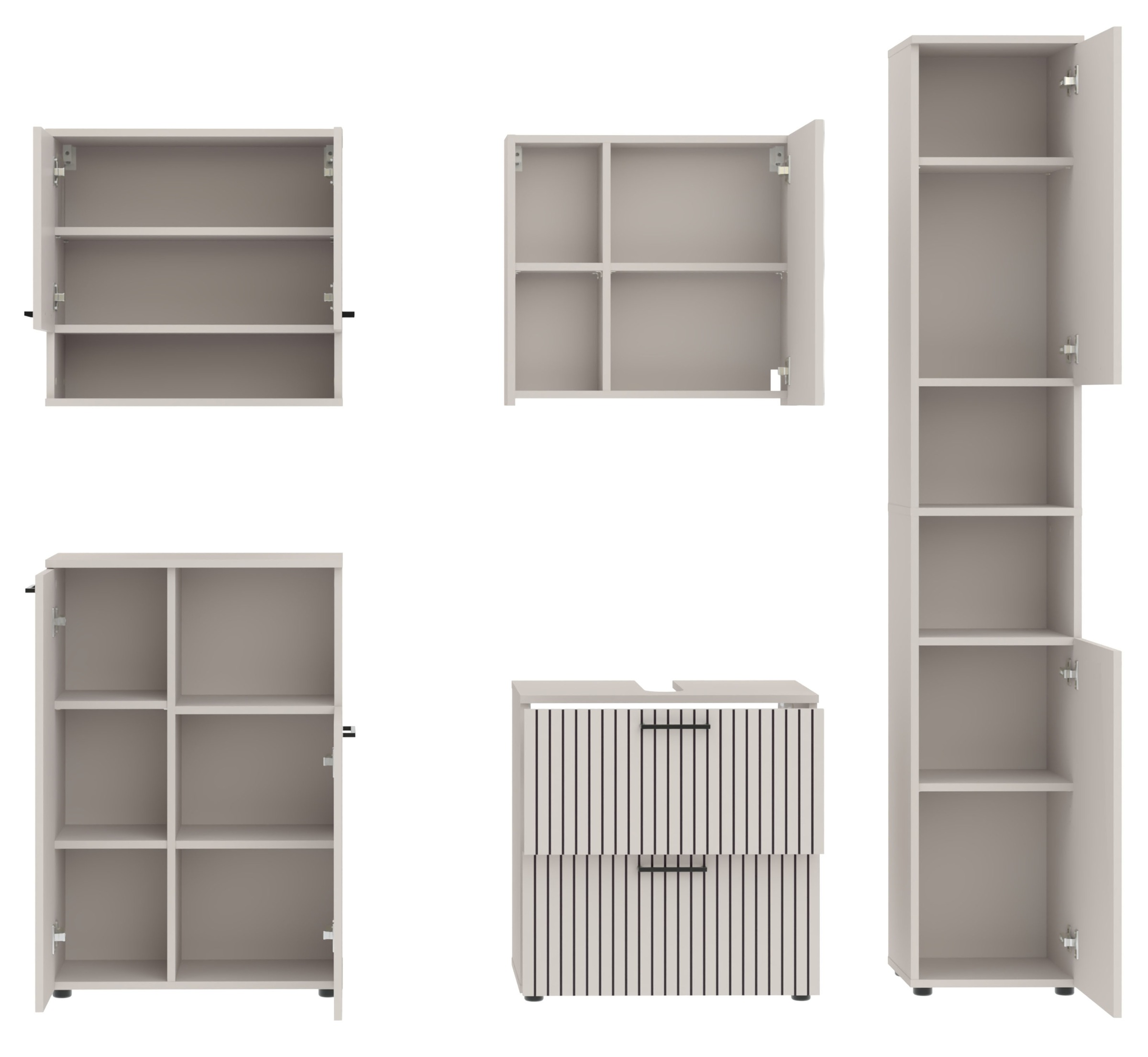 RESPEKTA Badezimmer-Set »Tilda« 5 Stk. tlg.